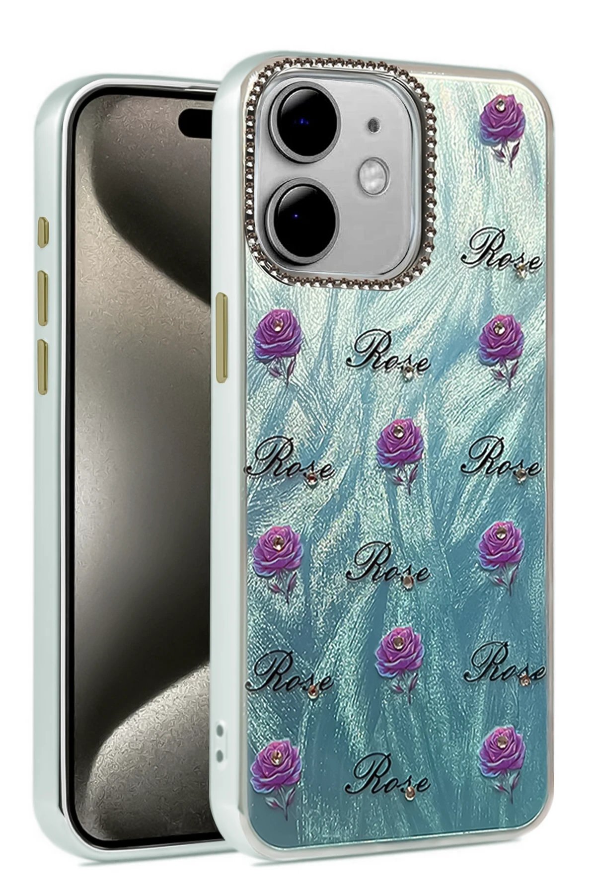 iPhone 11 Kılıf Blade Aynalı Desenli Kapak - Desen 9-(5796)