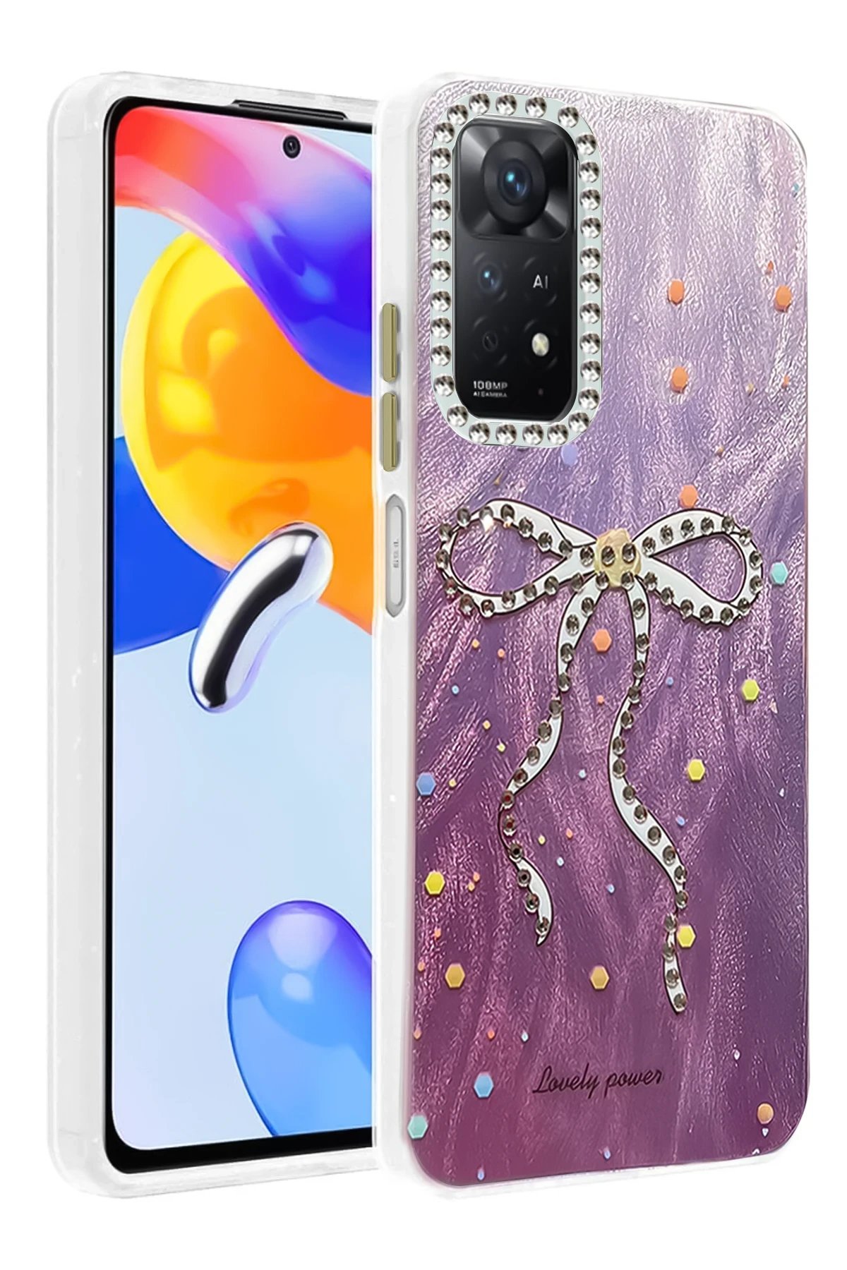 Xiaomi Redmi Note 12 Pro 4G Kılıf Blade Aynalı Desenli Kapak - Desen 1-(5796)