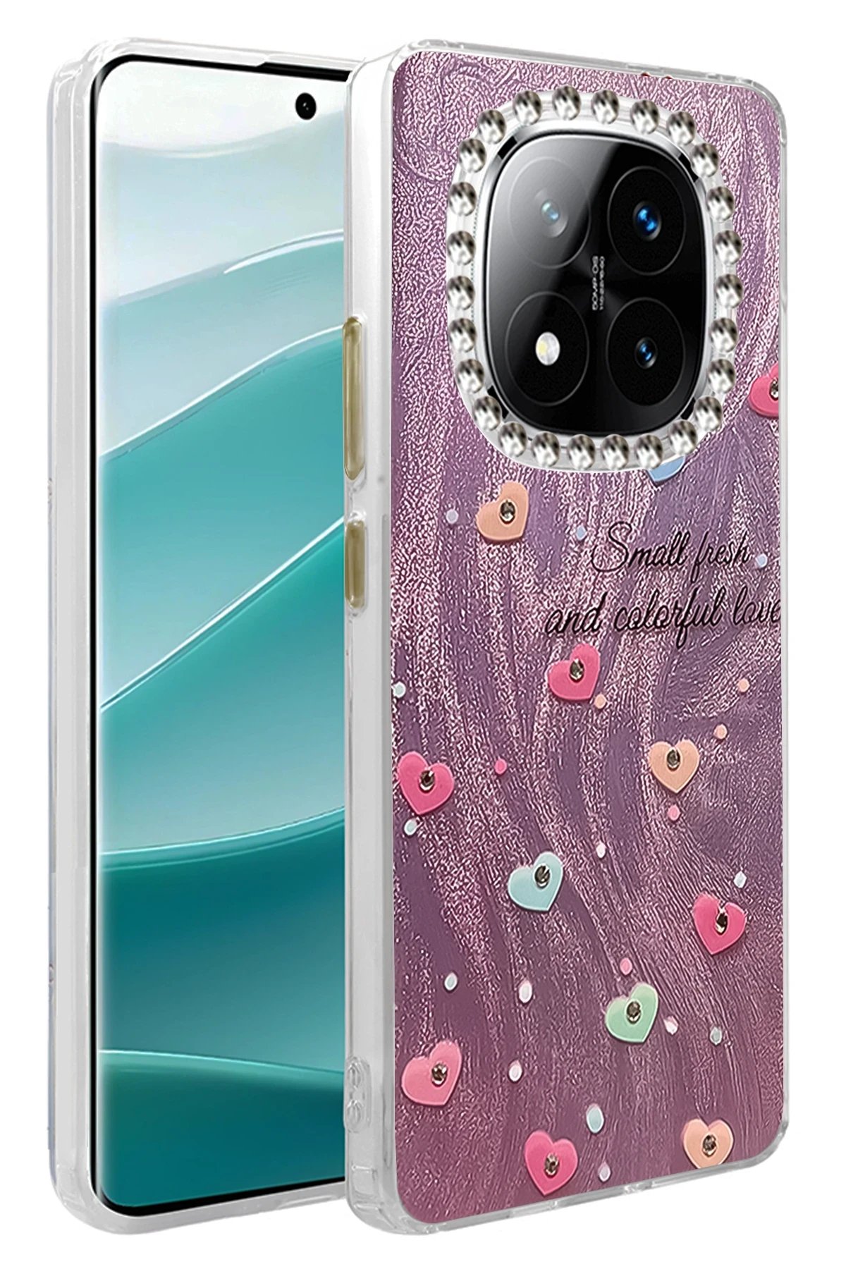 Xiaomi Redmi Note 14 Pro 4G Kılıf Blade Aynalı Desenli Kapak - Desen 8-(5796)