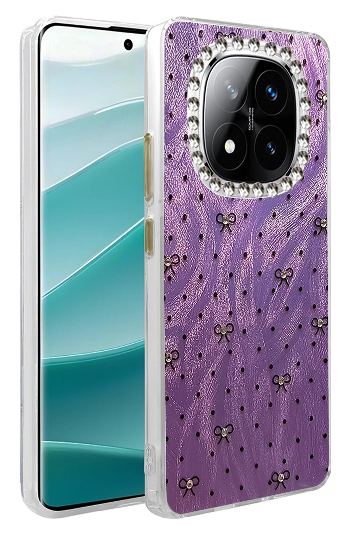 Xiaomi Redmi Note 14 Pro 5G Kılıf Blade Aynalı Desenli Kapak - Desen 2-(5796)