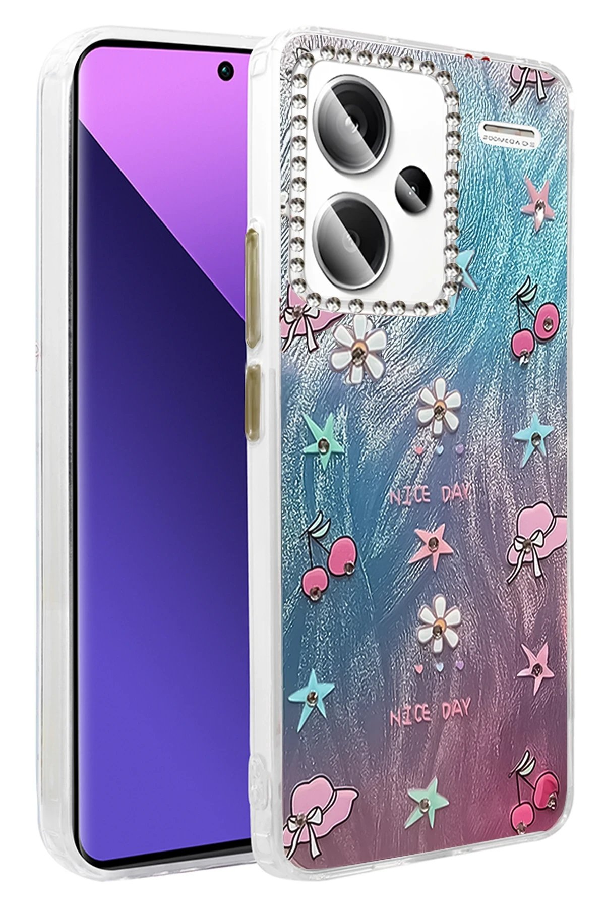 Xiaomi Redmi Note 13 Pro Plus Kılıf Blade Aynalı Desenli Kapak - Desen 4-(5796)