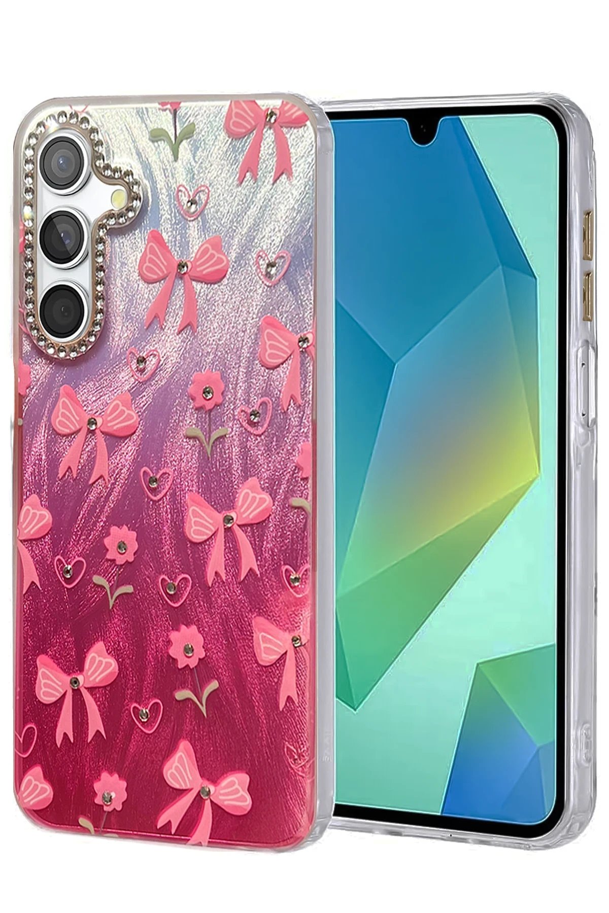 Samsung Galaxy S24 FE Kılıf Blade Aynalı Desenli Kapak - Desen 3-(5796)