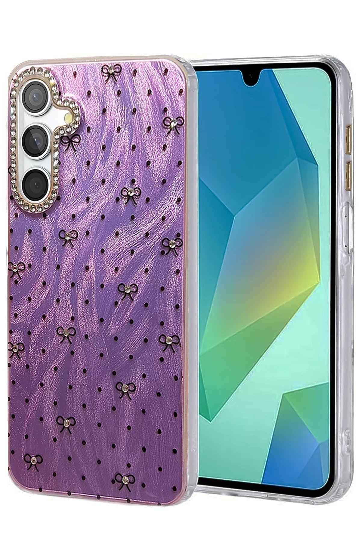 Samsung Galaxy A15 4G Kılıf Blade Aynalı Desenli Kapak - Desen 2-(5796)