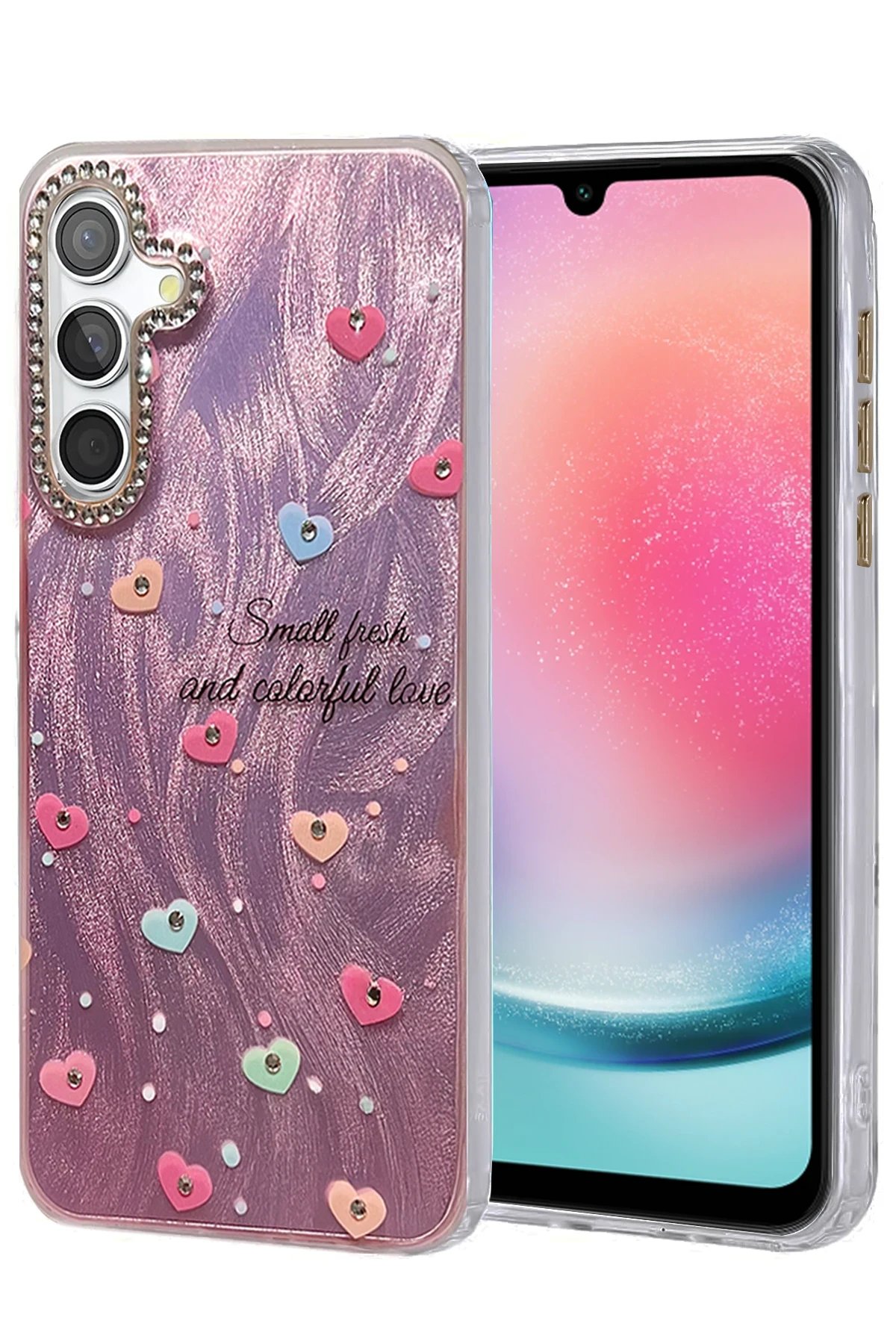 Samsung Galaxy A24 4G Kılıf Blade Aynalı Desenli Kapak - Desen 8-(5796)