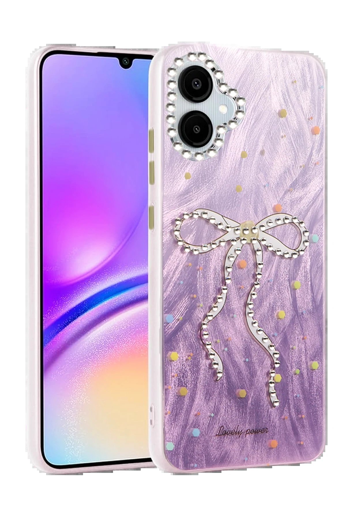 Samsung Galaxy A06 Kılıf Blade Aynalı Desenli Kapak - Desen 1-(5796)