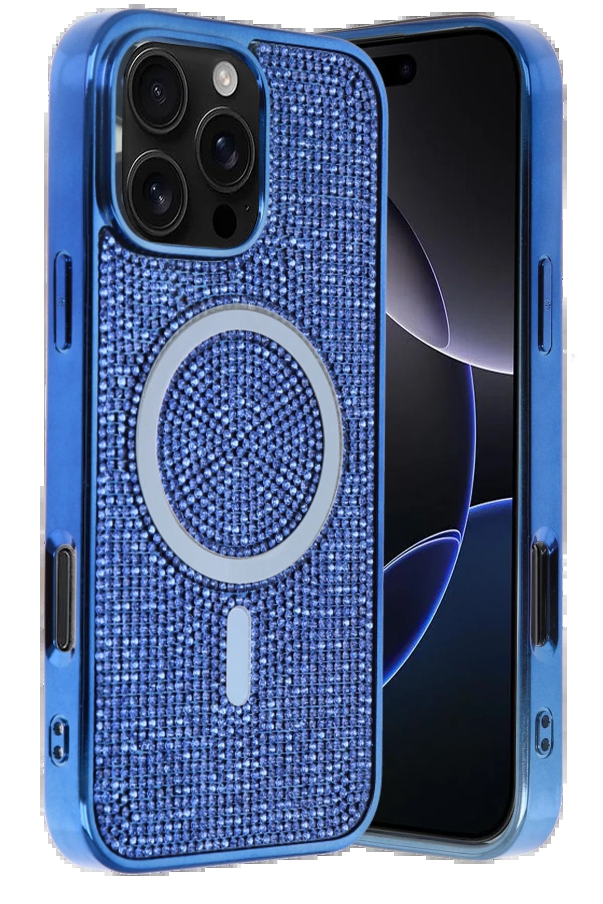 Apple iPhone 16 Pro Max Helen Magsafe Kapak - Lacivert-(5796)