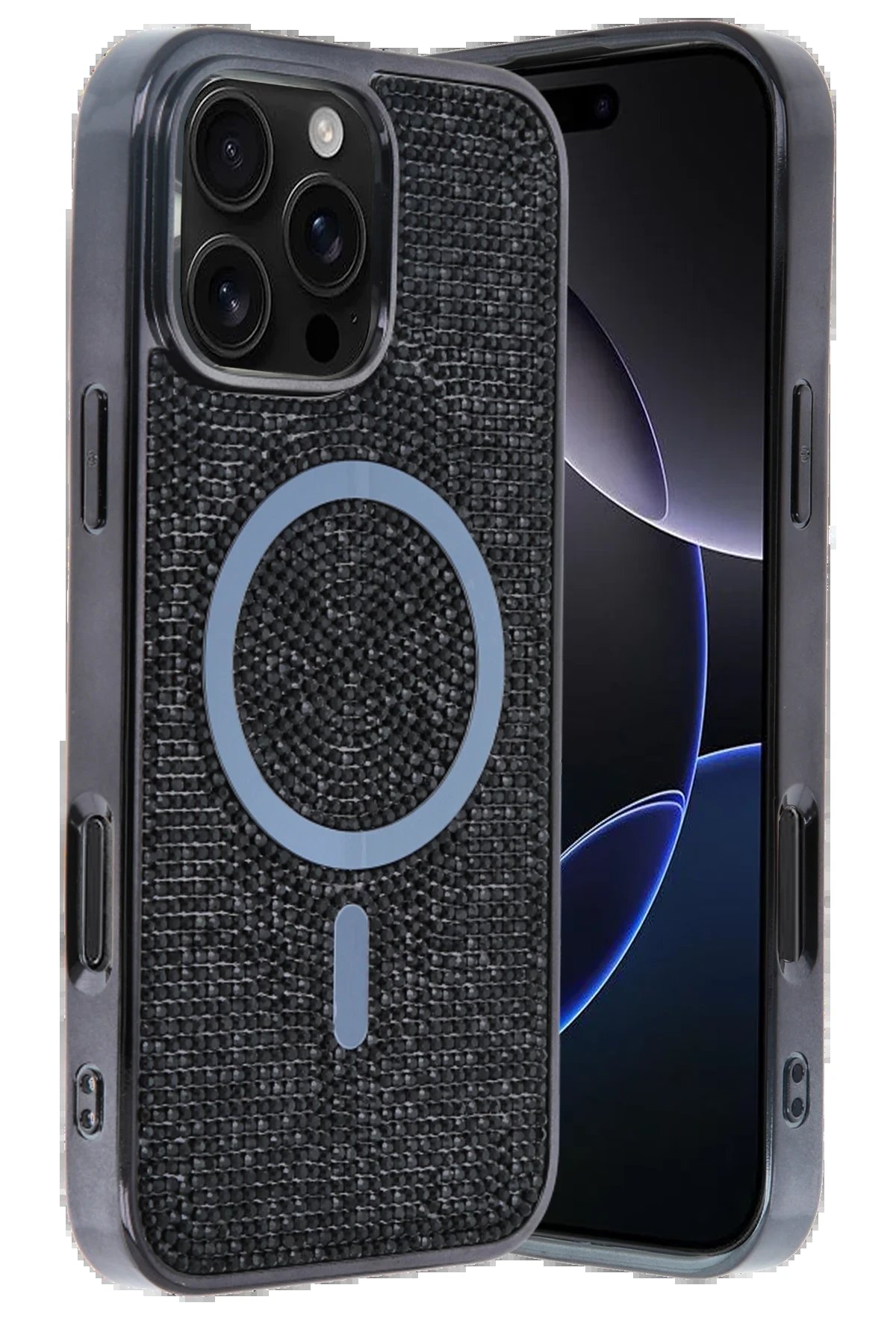 Apple iPhone 16 Pro Max Helen Magsafe Kapak - Siyah-(5796)