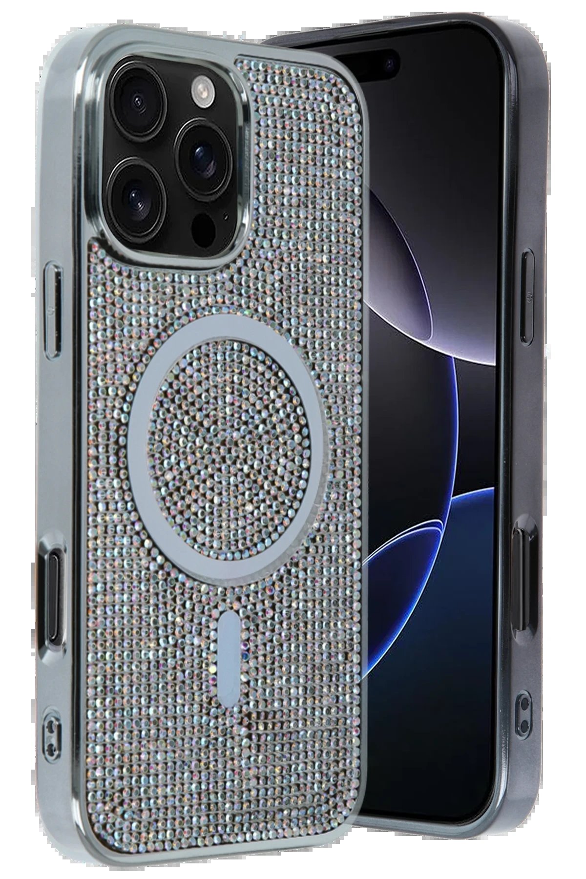 Apple iPhone 16 Pro Helen Magsafe Kapak - Rainbow-(5796)