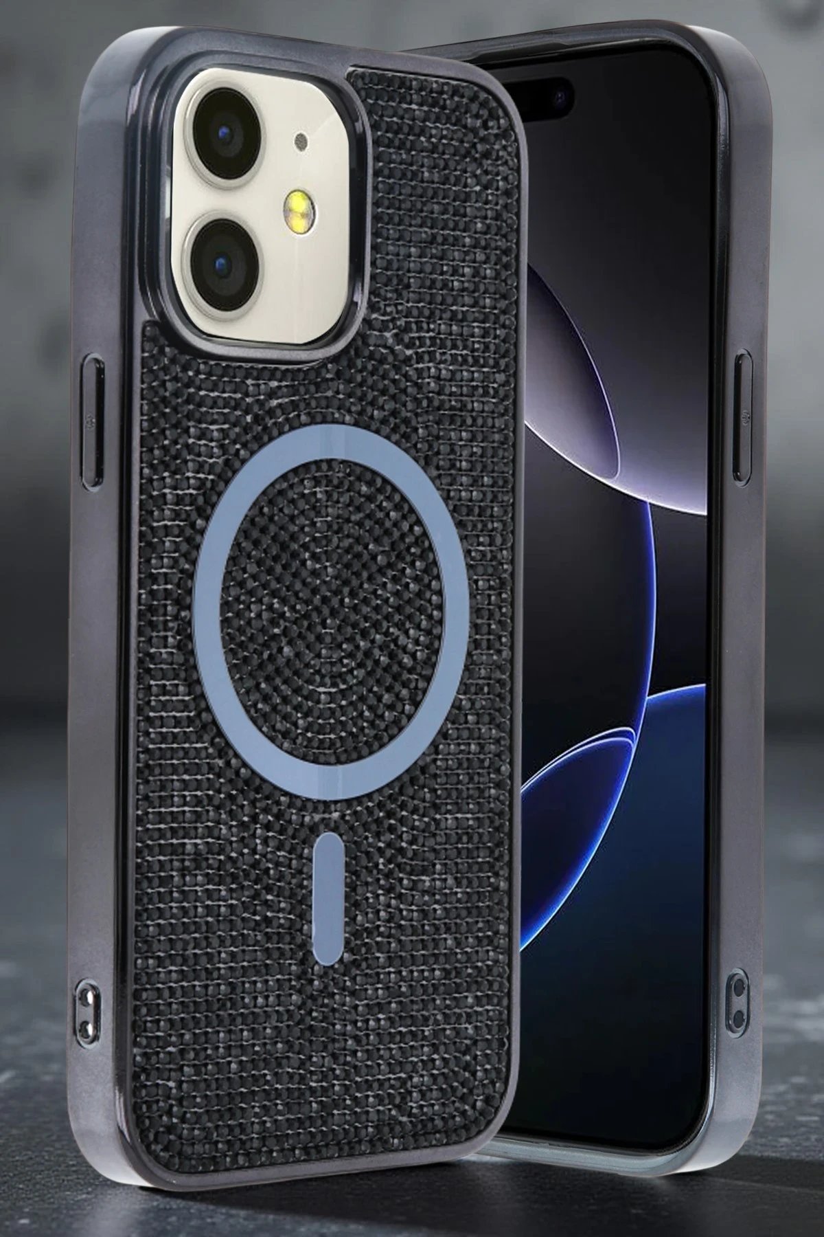 Apple iPhone 11 Helen Magsafe Kapak - Siyah-(5796)