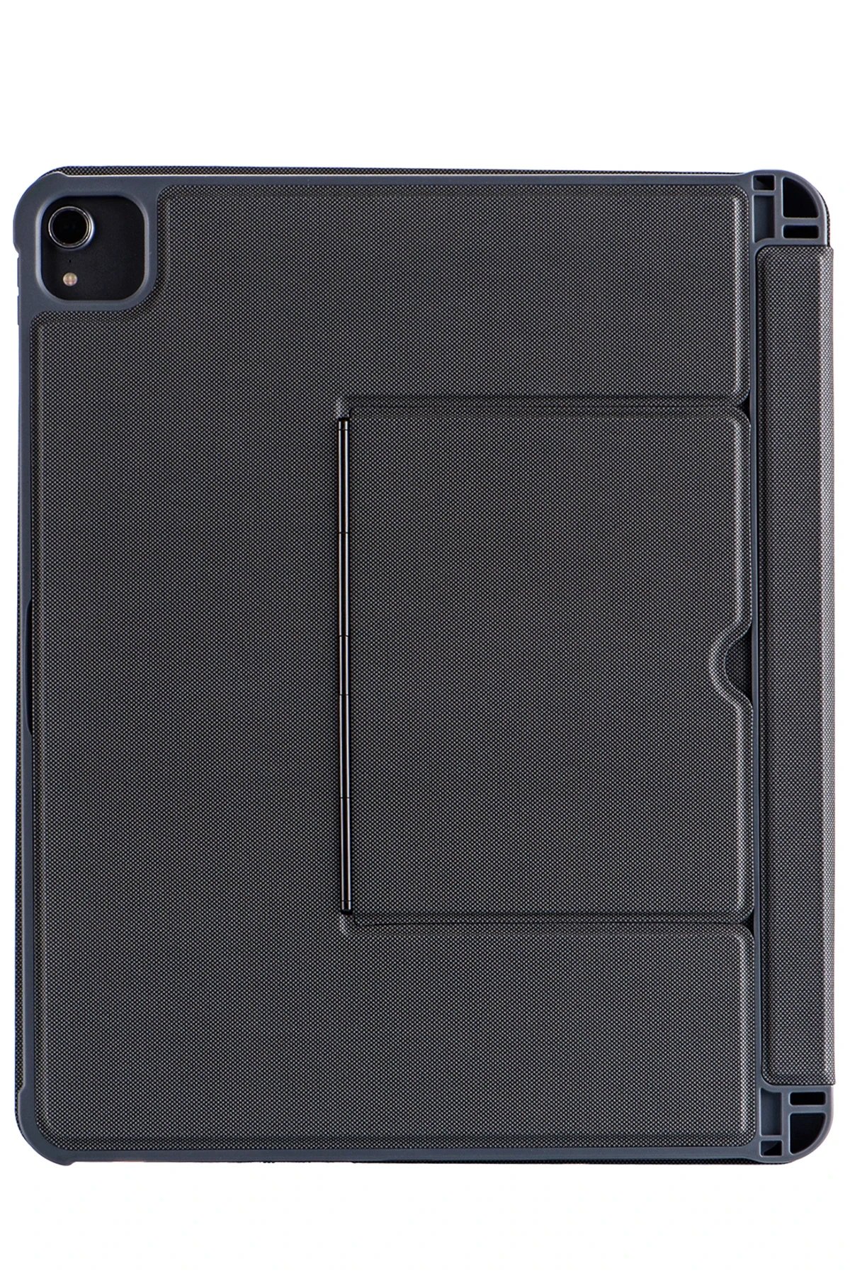 T5509D iPad Pro 12.9 (2022) Kılıf Palermo Ledli Klavyeli Standlı Tablet Kılıfı - Siyah-(5796) - Görsel 2