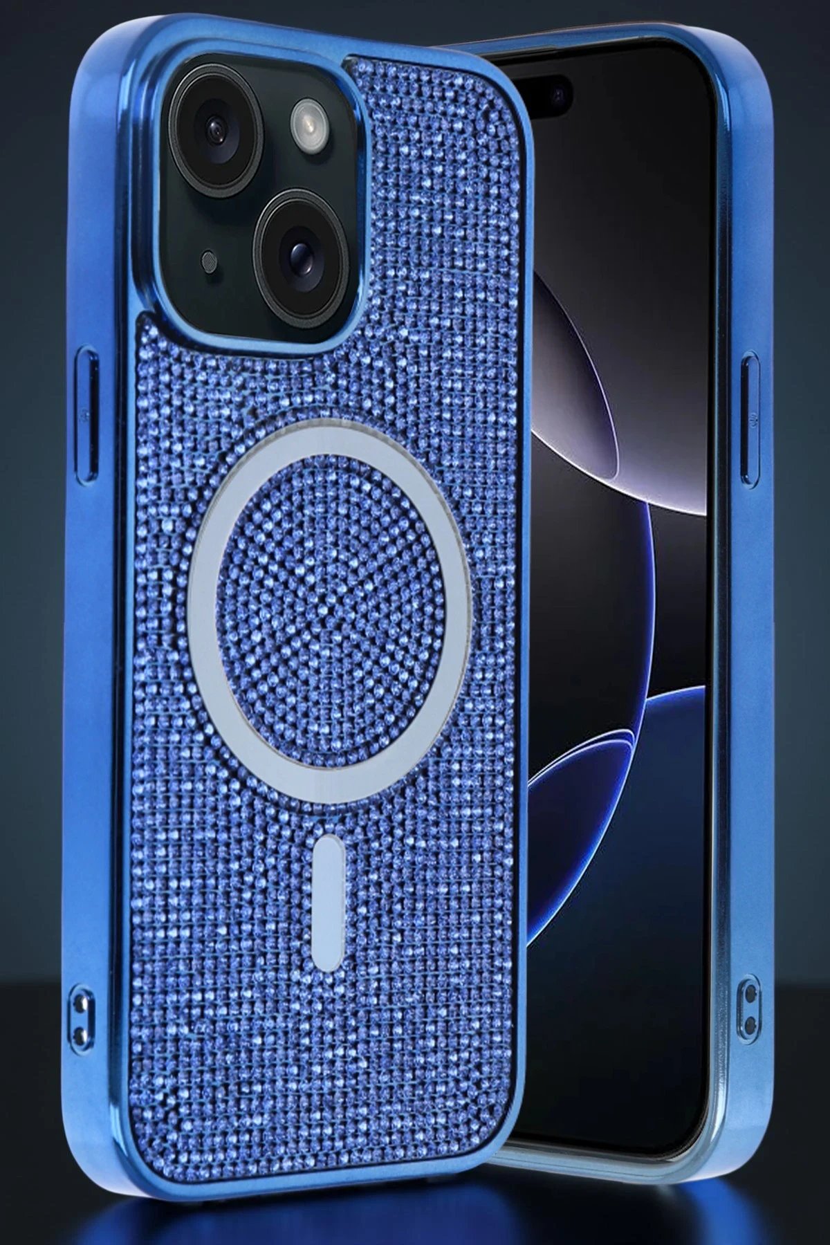 Apple iPhone 15 Helen Magsafe Kapak - Pembe-(5796)