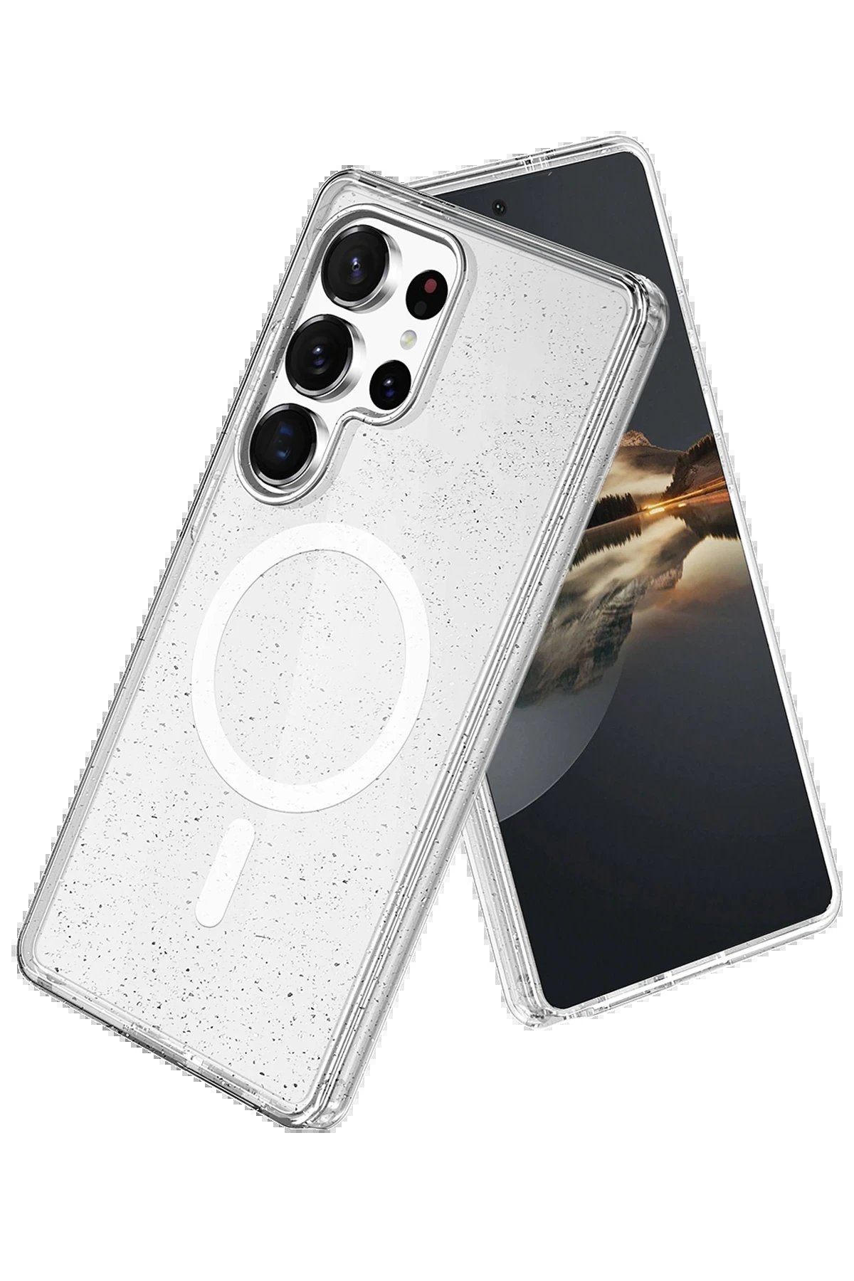 Samsung Galaxy S25 Ultra Star Magsafe Kapak - Şeffaf-(5796)