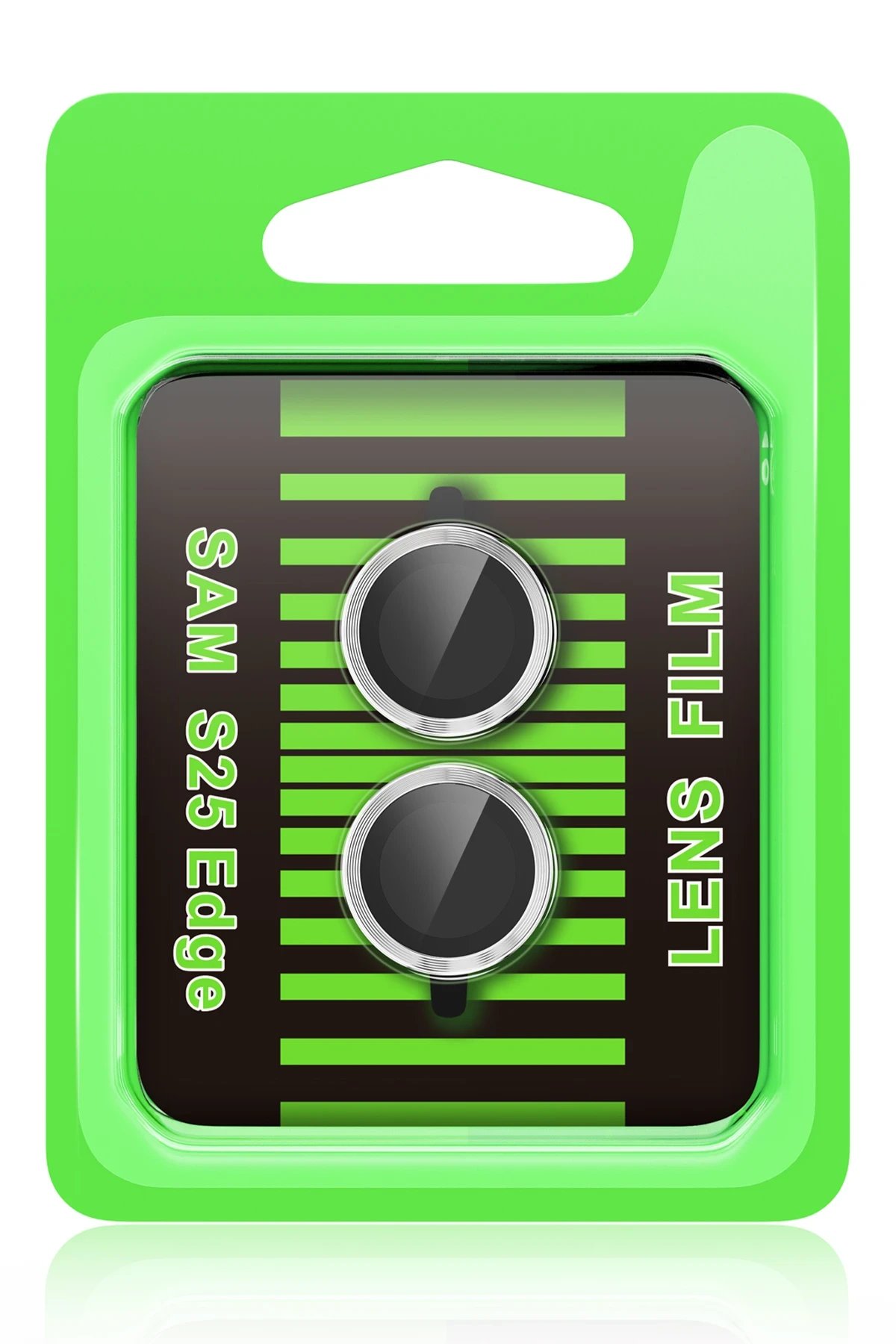 Samsung Galaxy S25 Edge Raze Metal Kamera Lens - Gümüş-(5796)