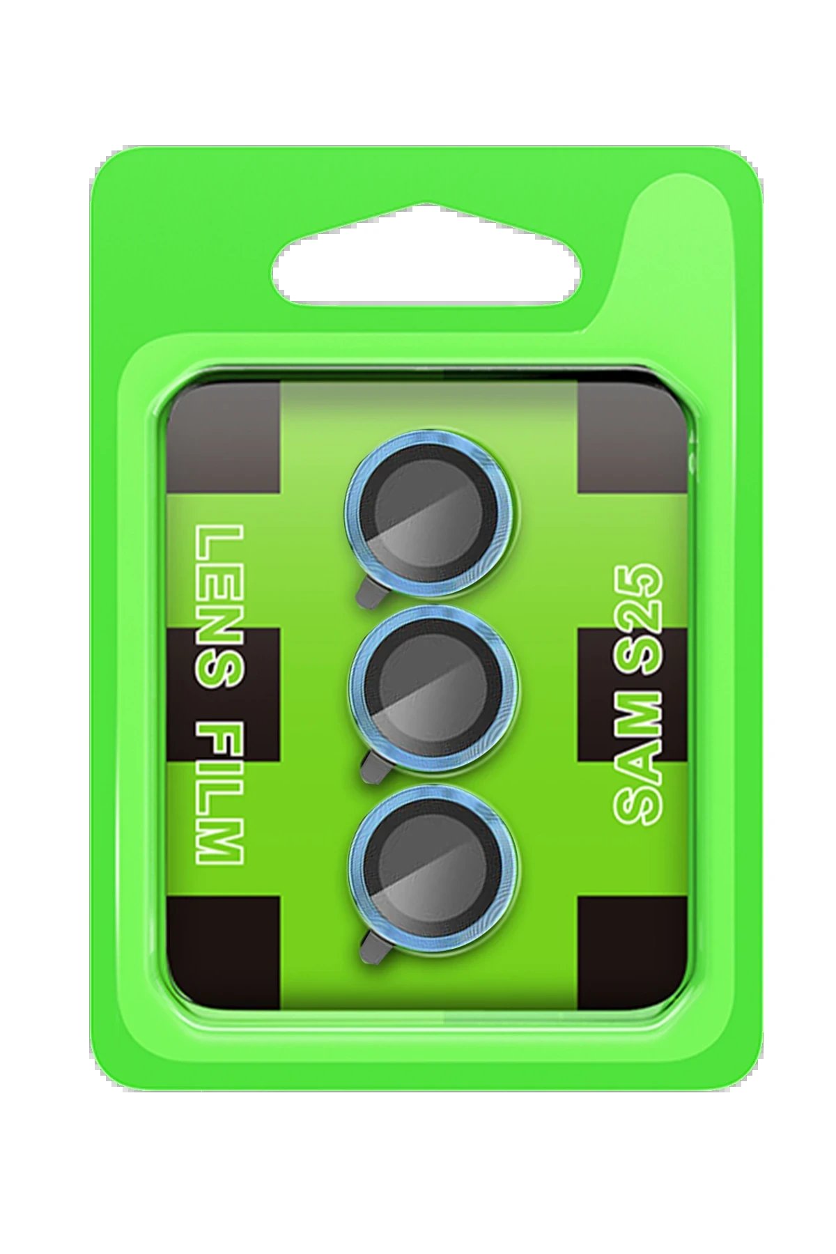 Samsung Galaxy S25 Raze Metal Kamera Lens - Mavi-(5796)