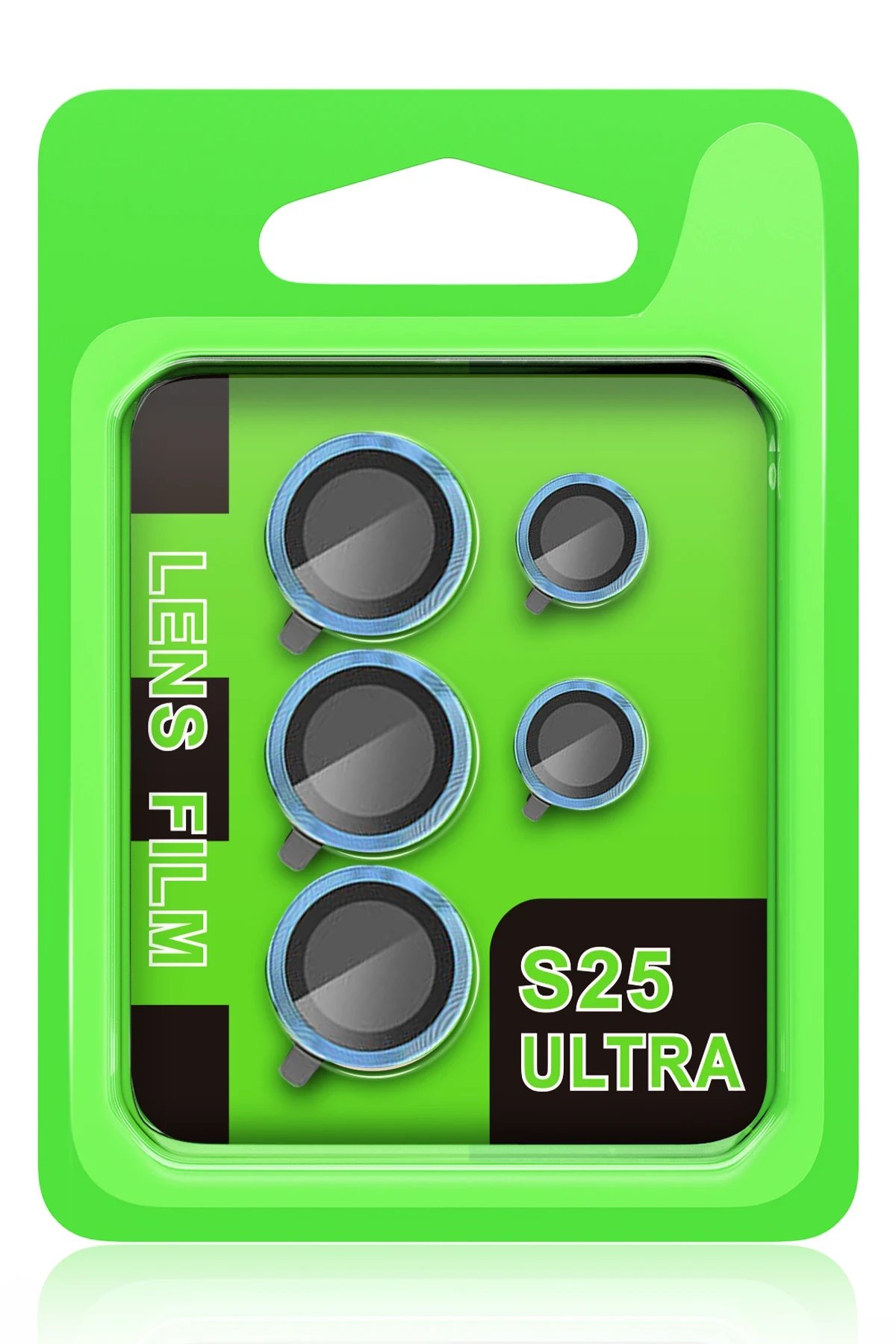 Samsung Galaxy S25 Ultra Raze Metal Kamera Lens - Mavi-(5796)