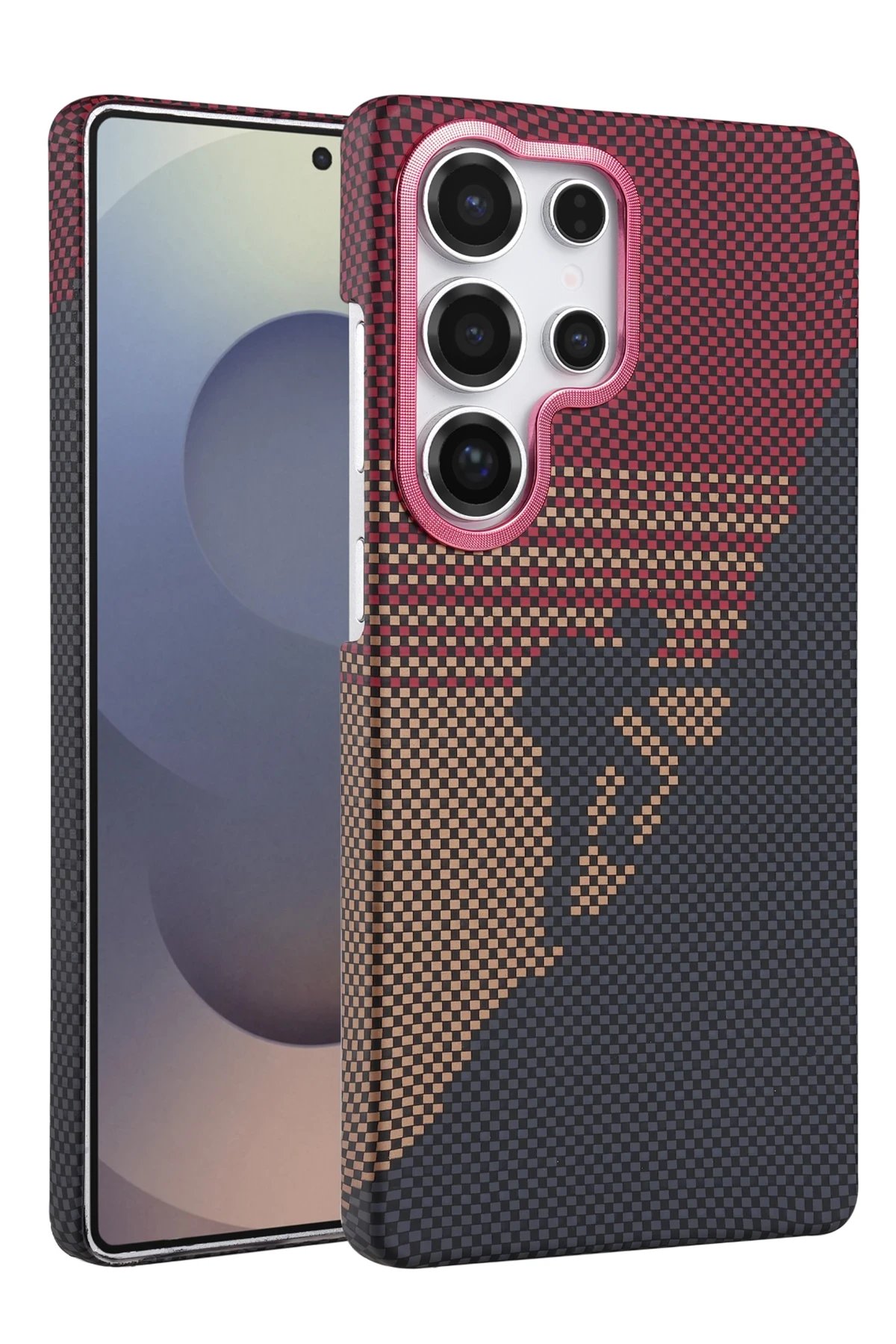 Samsung Galaxy S24 Ultra Vega Magsafe Kapak - Kırmızı-(5796)