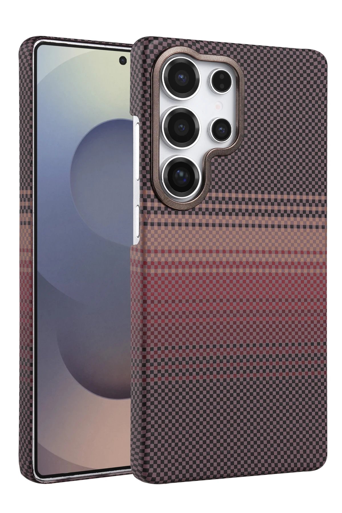 Samsung Galaxy S24 Ultra Vega Magsafe Kapak - Çöl Titanyum-(5796)