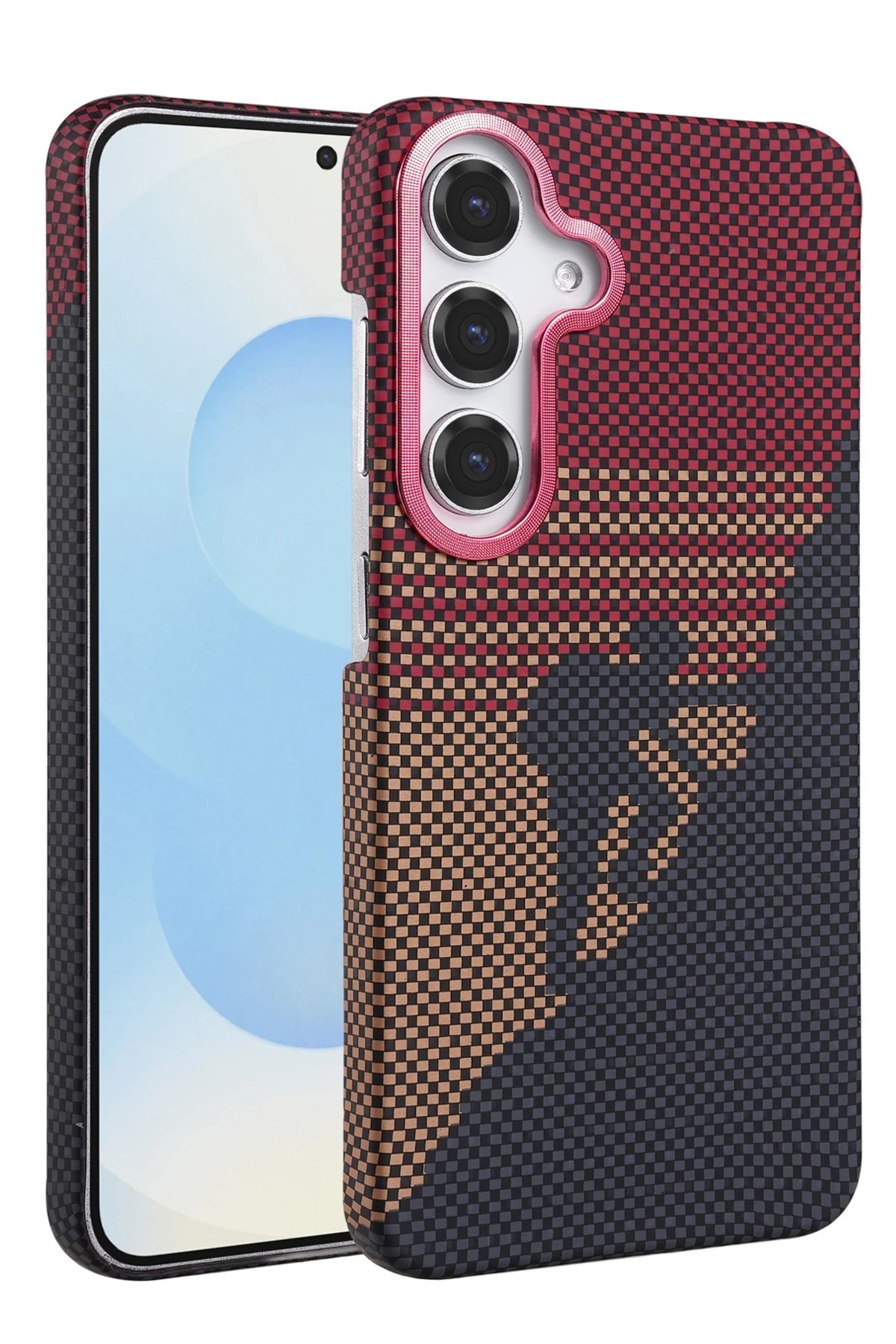 Samsung Galaxy A34 5G Vega Magsafe Kapak - Kırmızı-(5796)