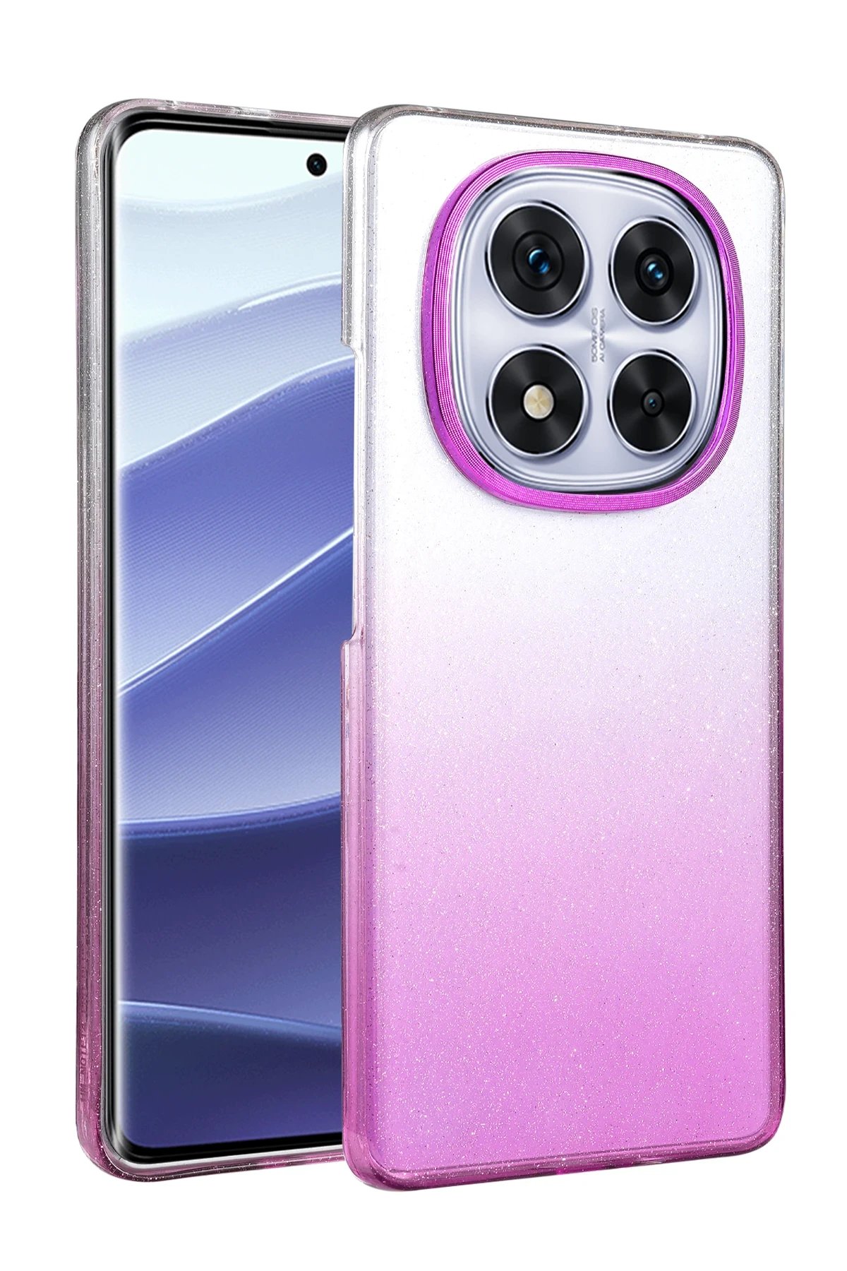 Xiaomi Redmi Note 14 Pro 4G Glossy Kapak - Mor-(5796)