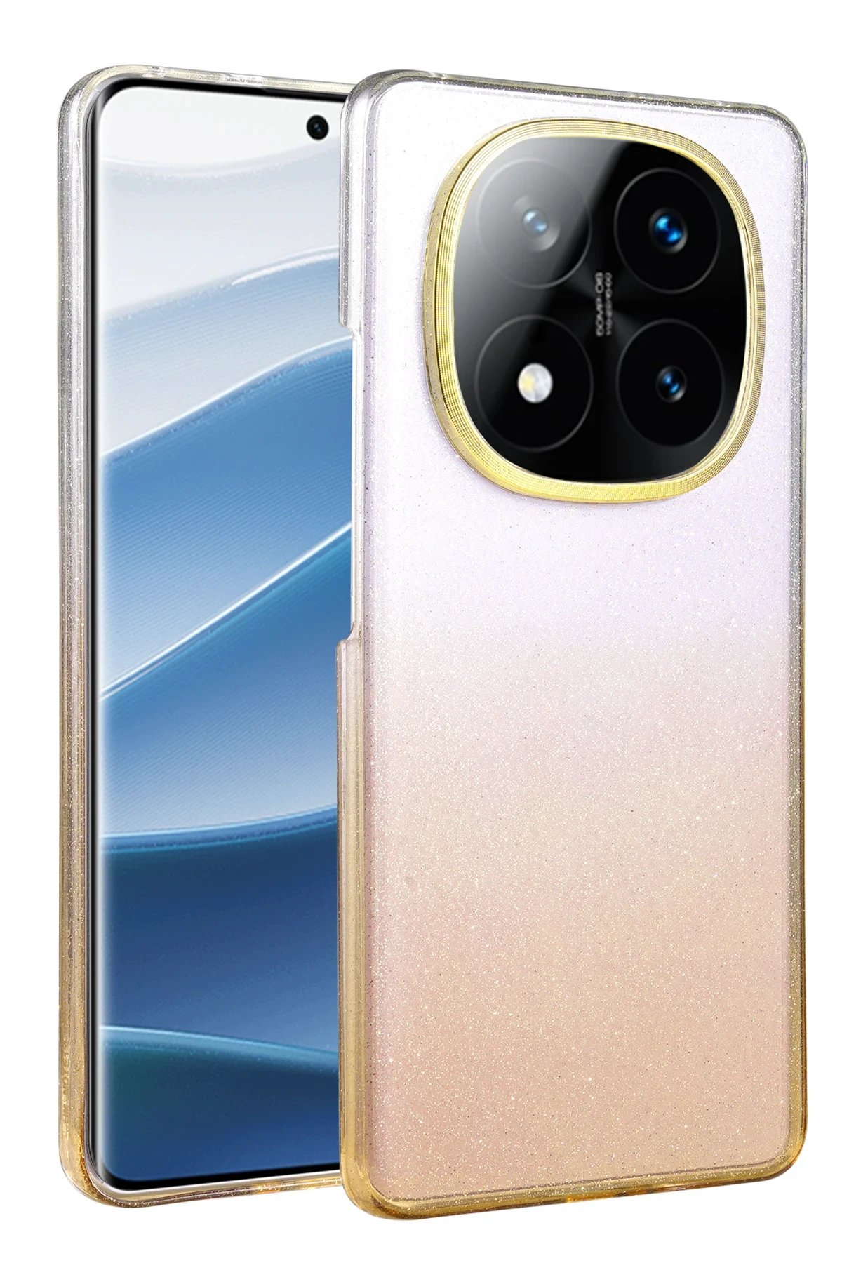 Xiaomi Redmi Note 14 Pro 5G Glossy Kapak - Çöl Titanyum-(5796)