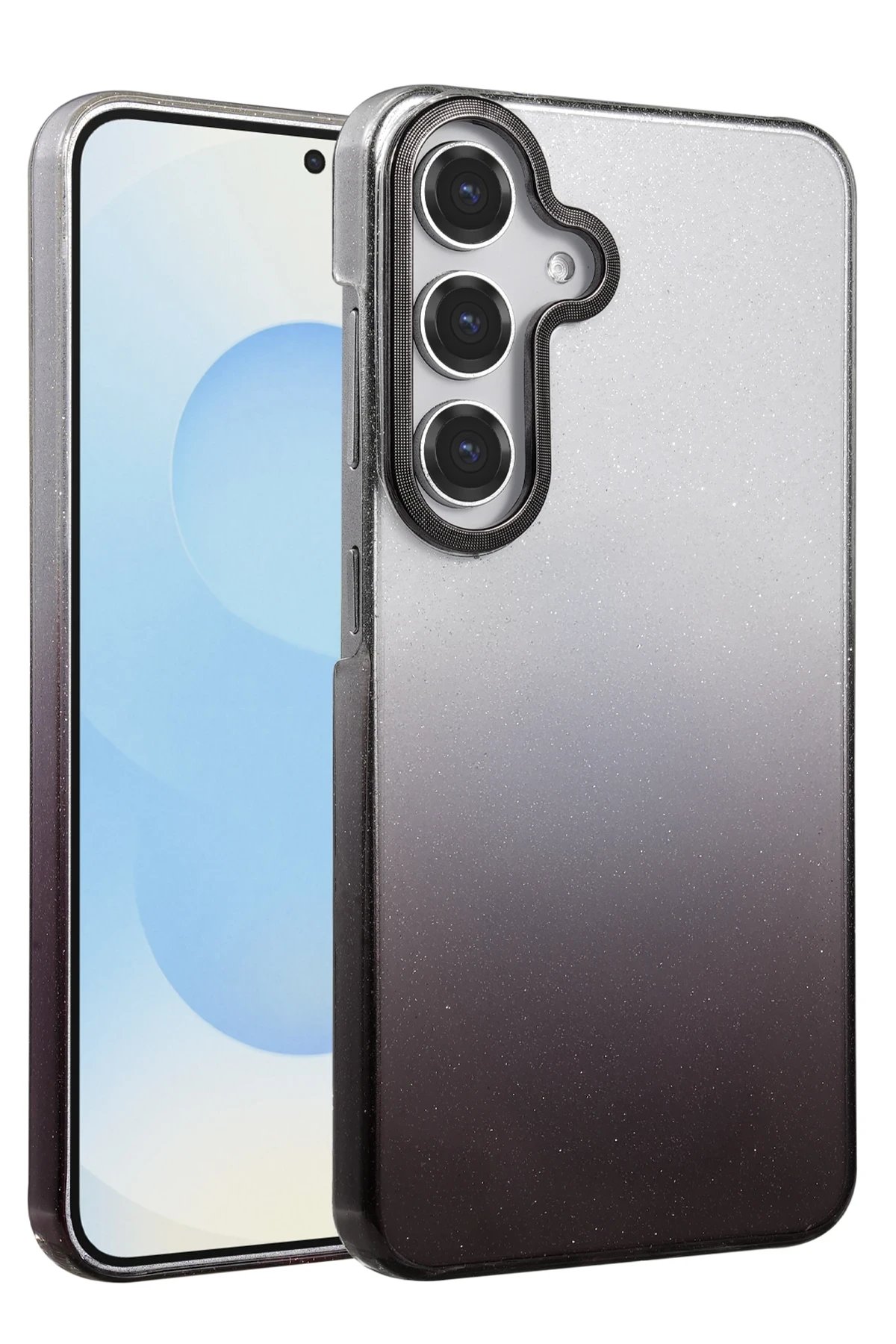 Samsung Galaxy A25 5G Glossy Kapak - Siyah-(5796)