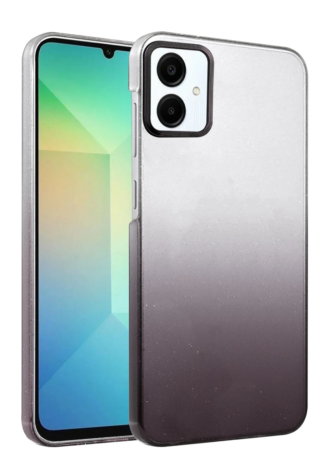 Samsung Galaxy A06 Glossy Kapak - Siyah-(5796)