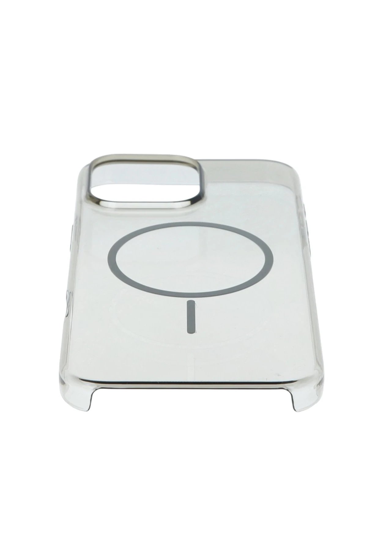 Apple iPhone 16 Pro PC Blank Magsafe Kapak - Natural Grey-(5796)