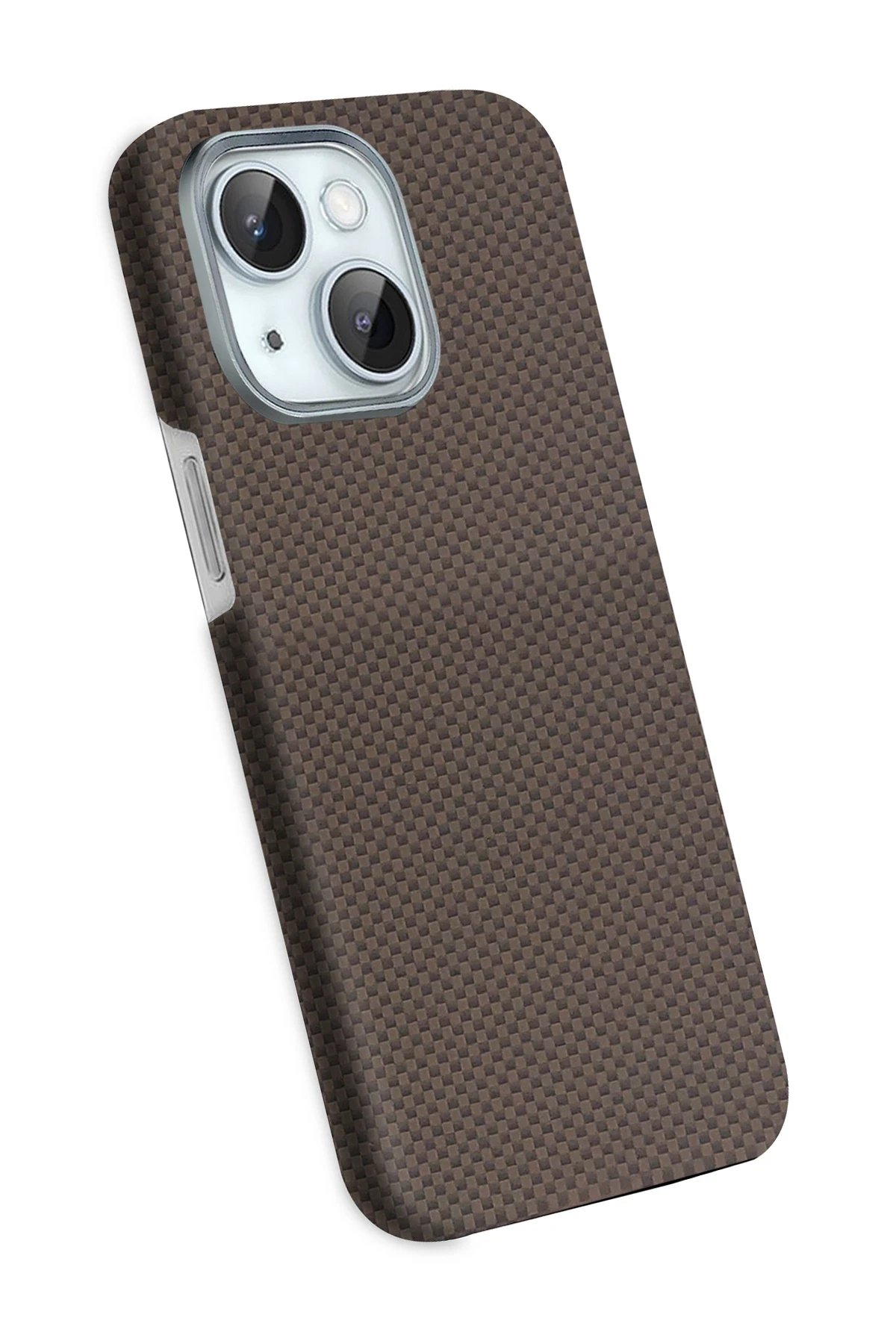 Apple iPhone 15 Volt Magsafe Kapak - Kahverengi-(5796)