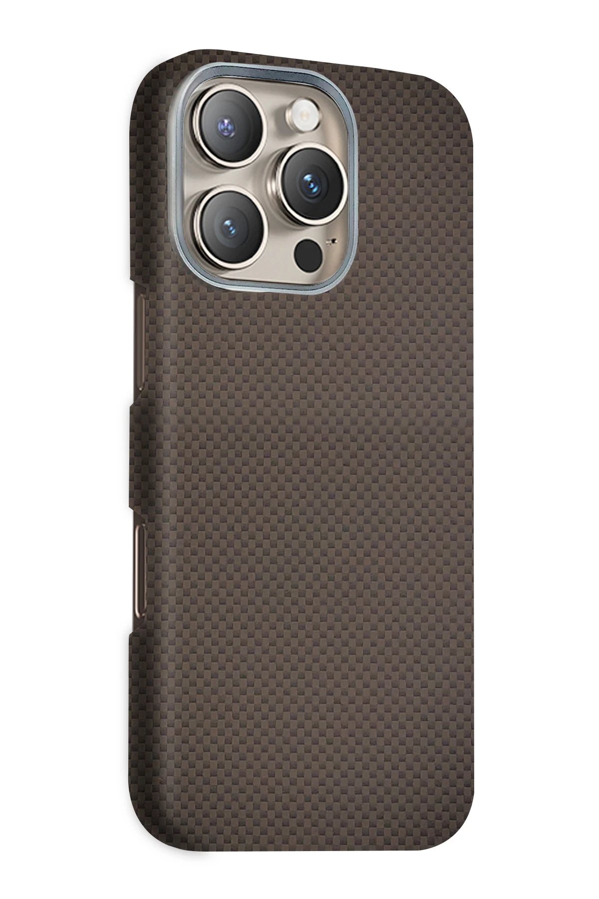 Apple iPhone 16 Pro Max Volt Magsafe Kapak - Kahverengi-(5796)