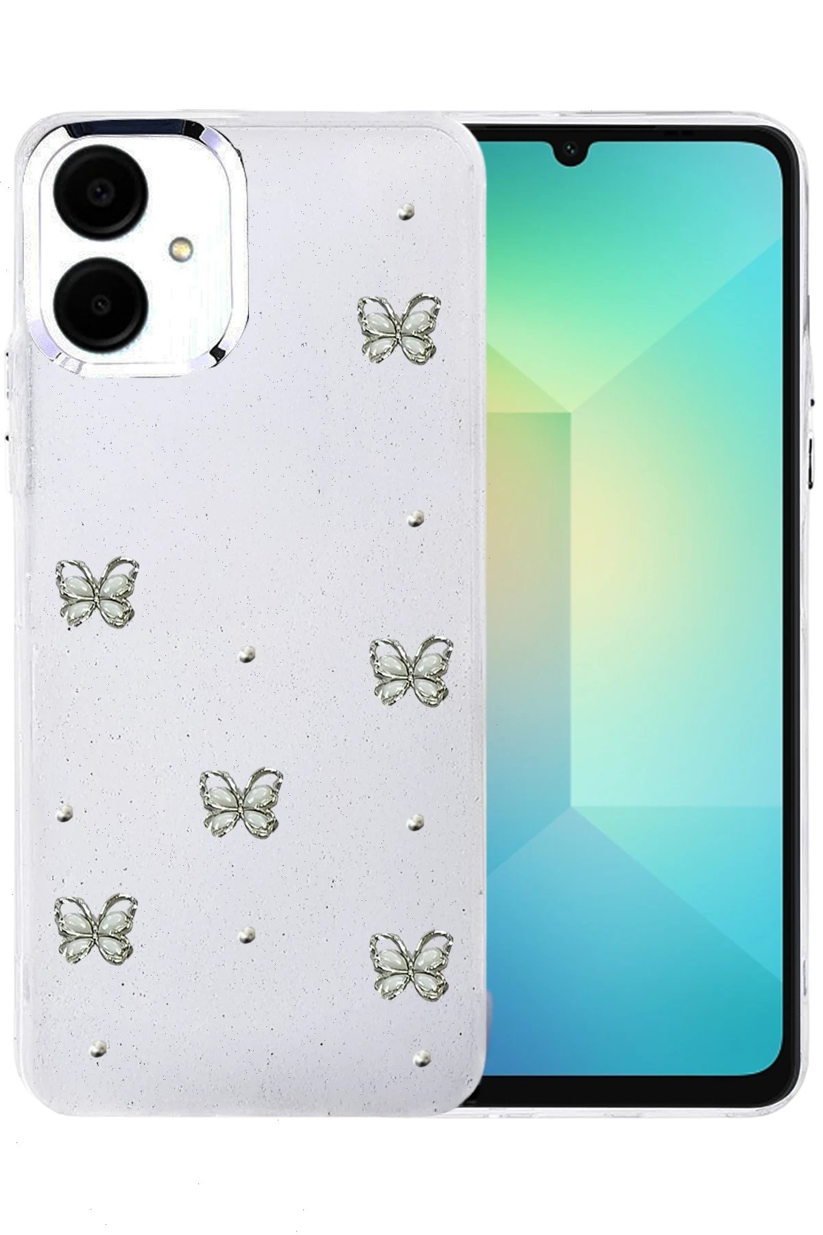 Samsung Galaxy A06 Fiyonk Desenli Kapak - Desen 1-(5796)