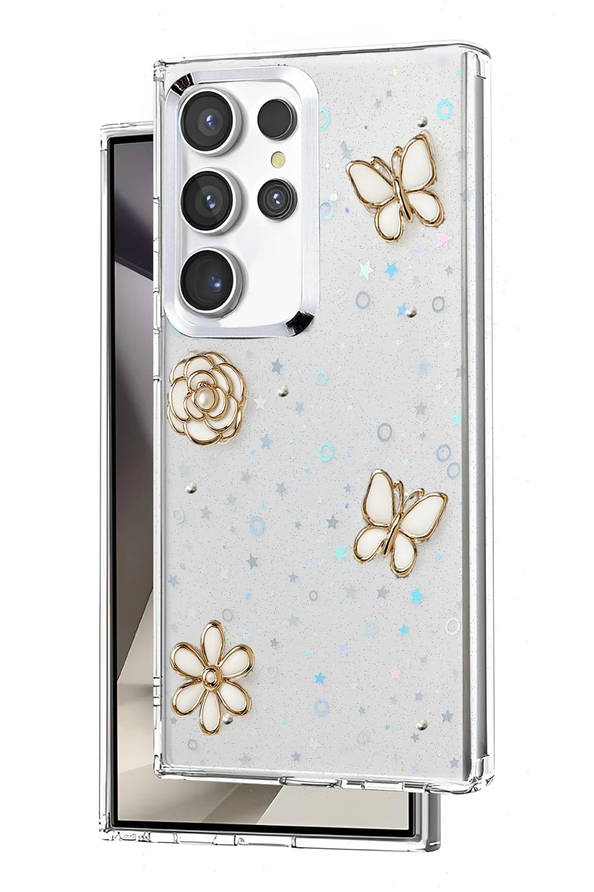 Samsung Galaxy S25 Ultra Fiyonk Desenli Kapak - Desen 2-(5796)