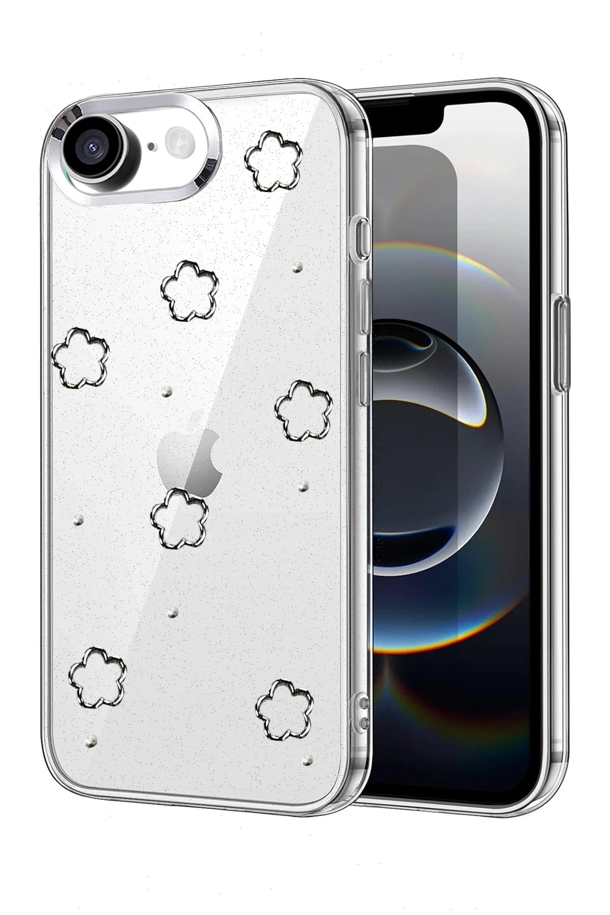 Apple iPhone 16E Fiyonk Desenli Kapak - Desen 3-(5796)