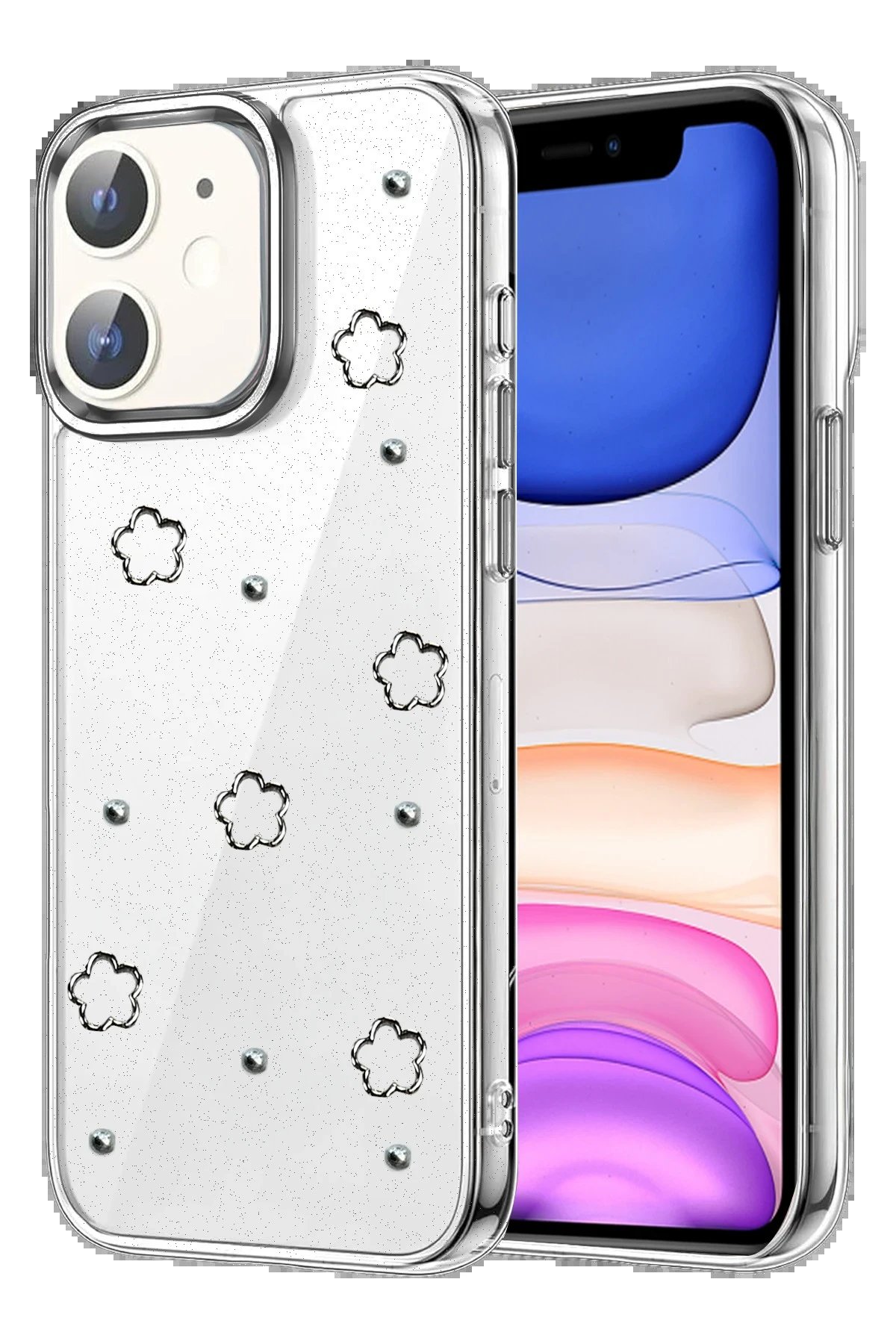 Apple iPhone 11 Fiyonk Desenli Kapak - Desen 3-(5796)