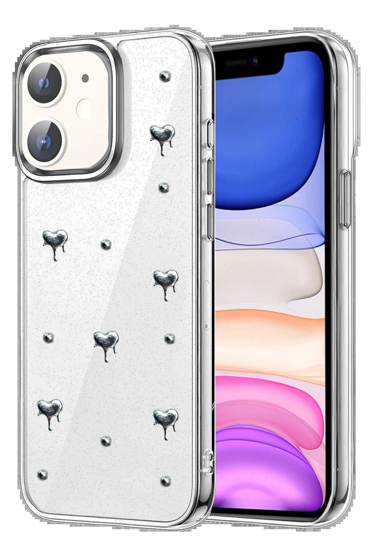 Apple iPhone 11 Fiyonk Desenli Kapak - Desen 9-(5796)