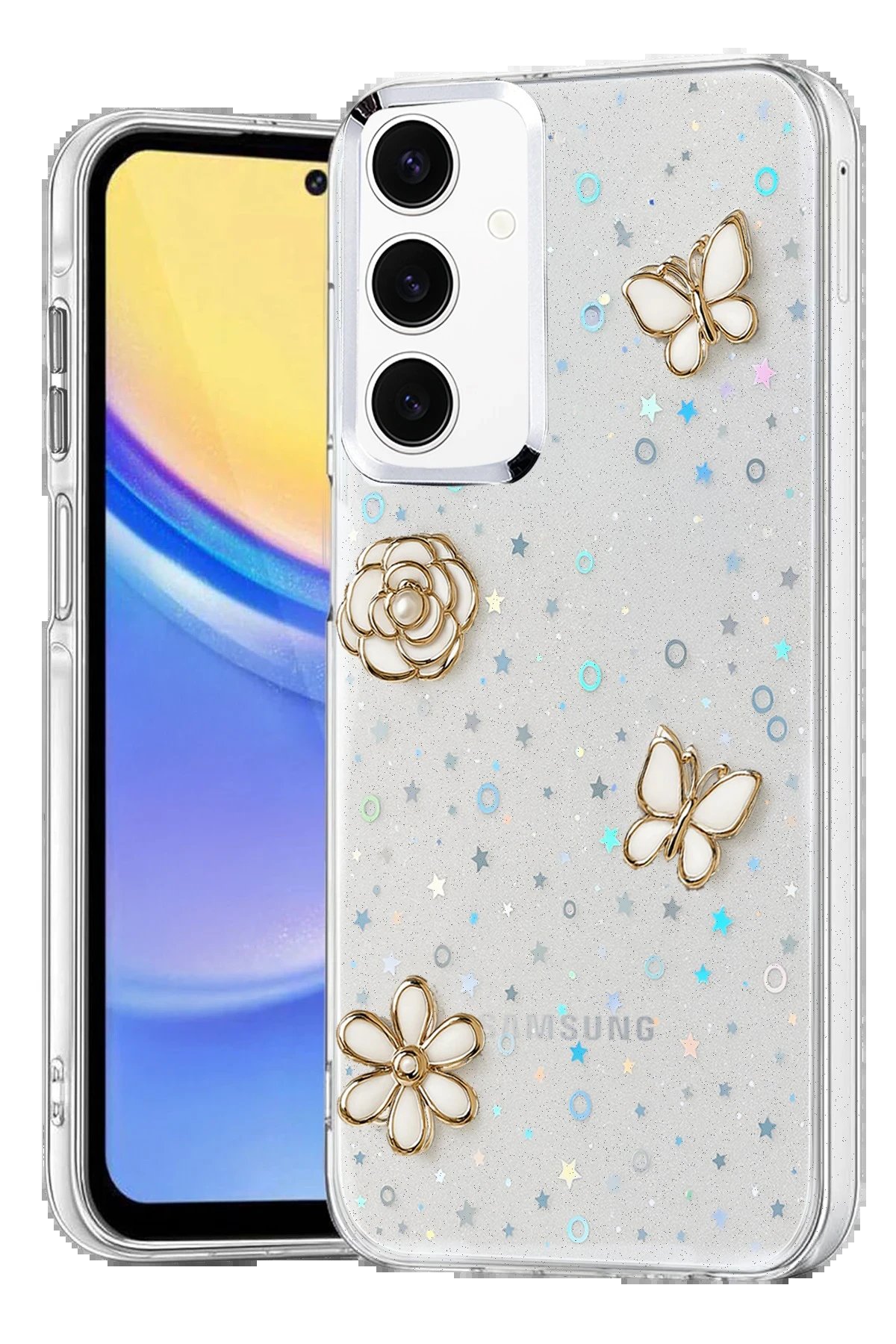 Samsung Galaxy A14 4G Fiyonk Desenli Kapak - Desen 2-(5796)