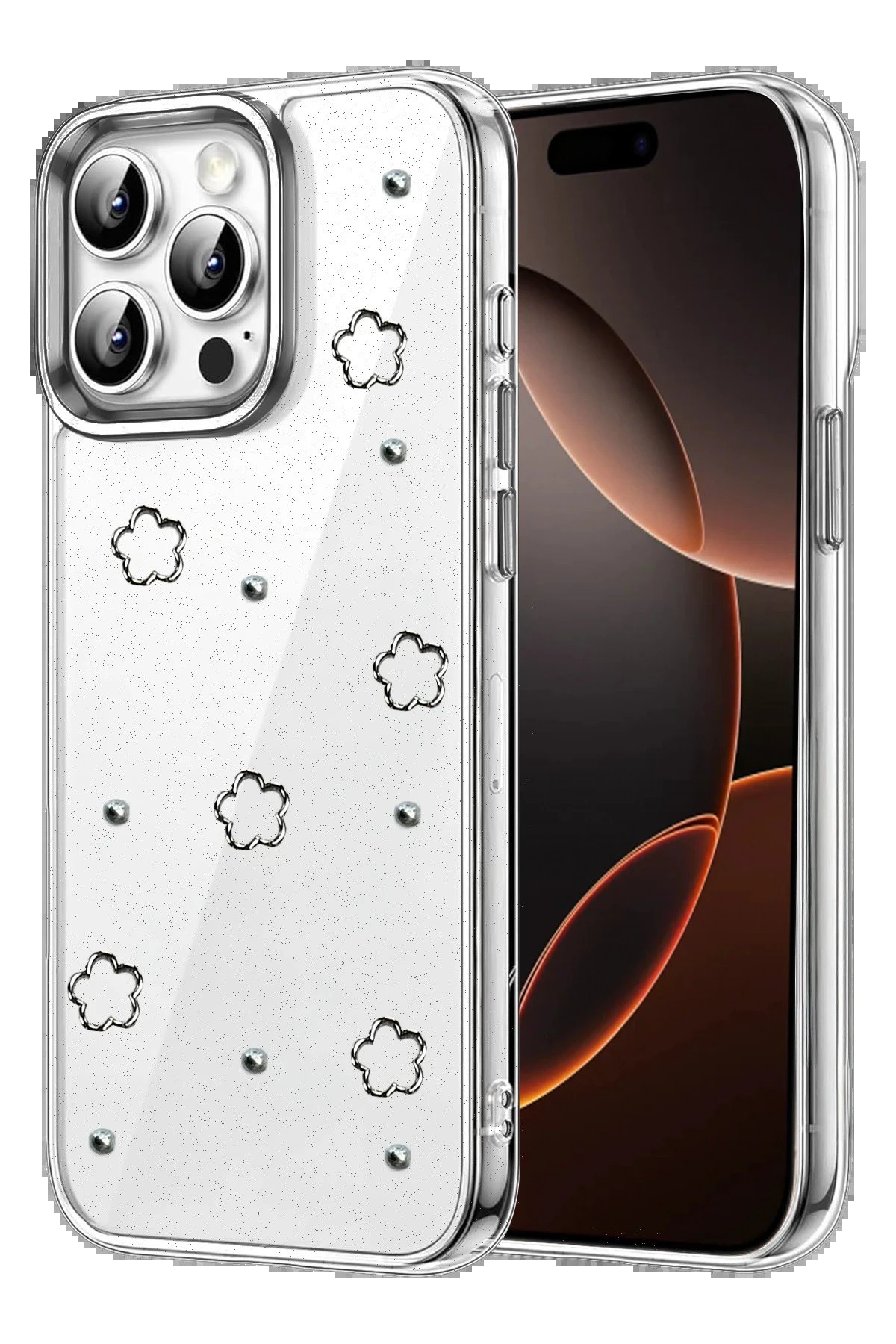 Apple iPhone 15 Pro Max Fiyonk Desenli Kapak - Desen 3-(5796)