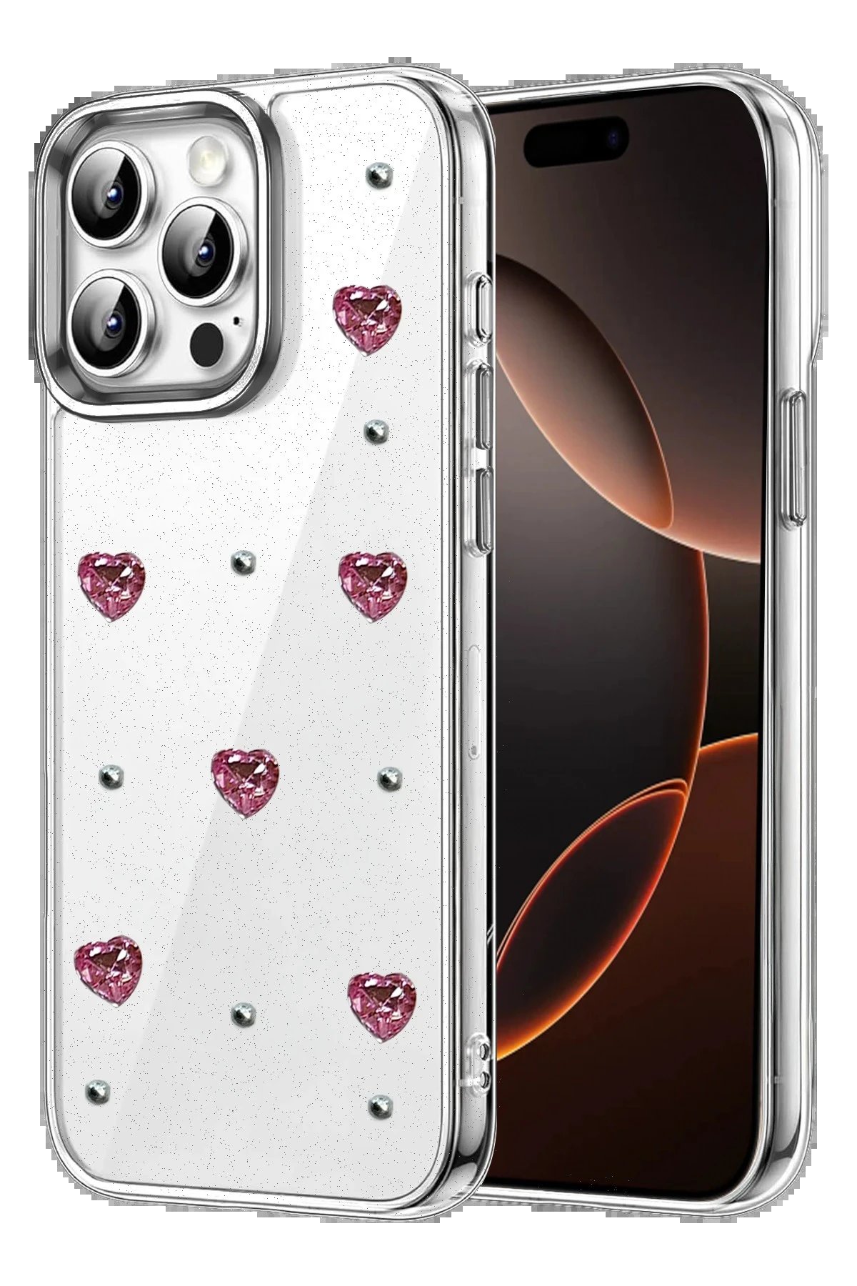 Apple iPhone 15 Pro Max Fiyonk Desenli Kapak - Desen 4-(5796)