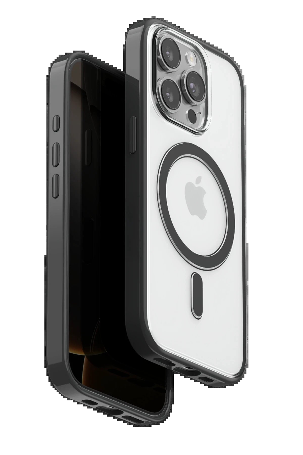 Apple iPhone 15 Pro Max Joly Magsafe Kapak - Siyah-(5796)