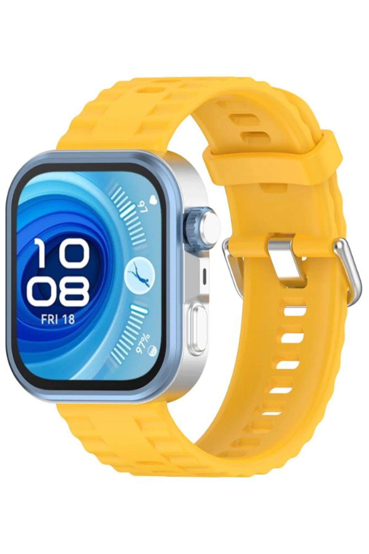 Huawei Watch Fit 3 Klasik Kordon - Sarı-(5796)