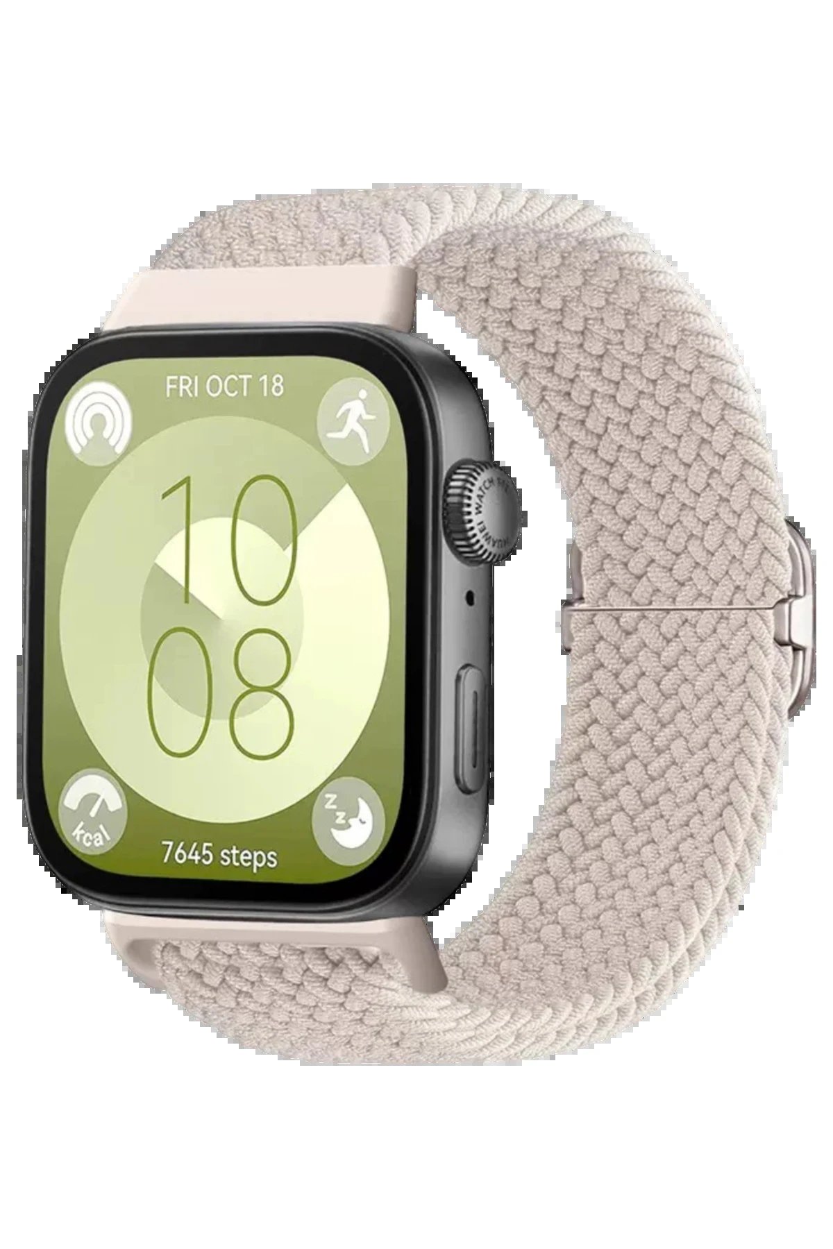 Huawei Fit 4 Star Kordon - Bej-(5796)