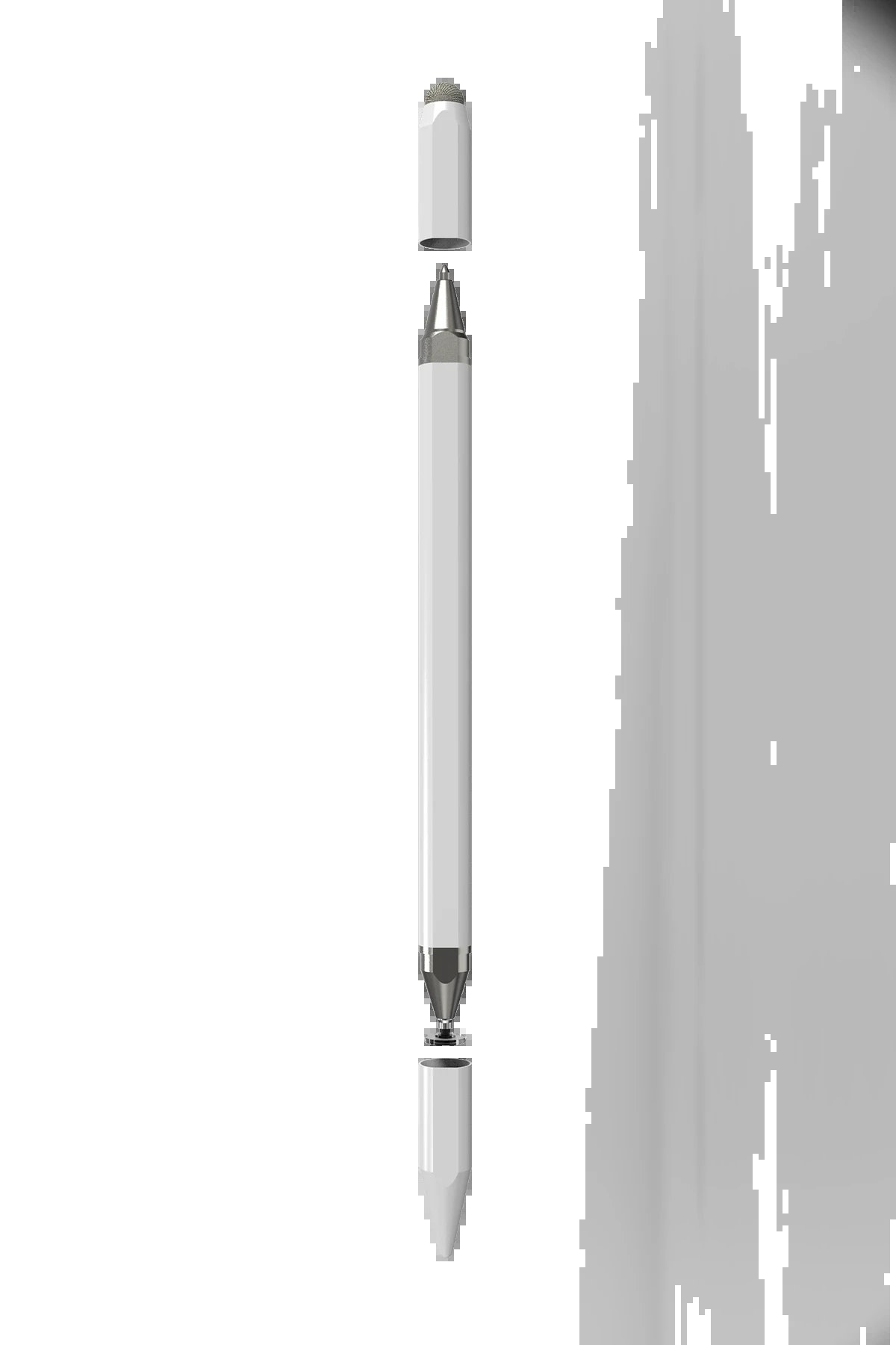 Dokunmatik Stylus Kalem Pen 1101 - Beyaz-(5796)