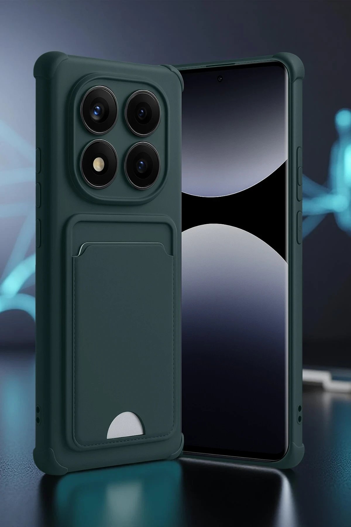 Xiaomi Redmi Note 14 Pro Plus Kelvin Kartvizitli Silikon - Lila-(5796)