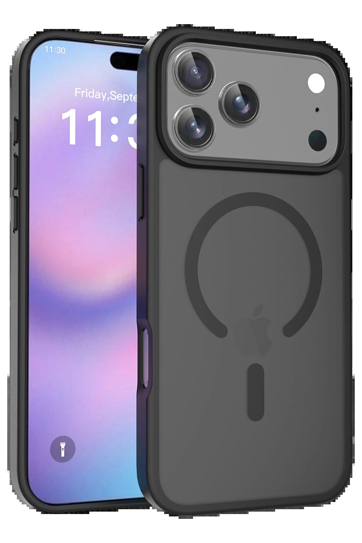 Apple iPhone 17 Pro Jota Magsafe Kapak - Siyah-(5796)