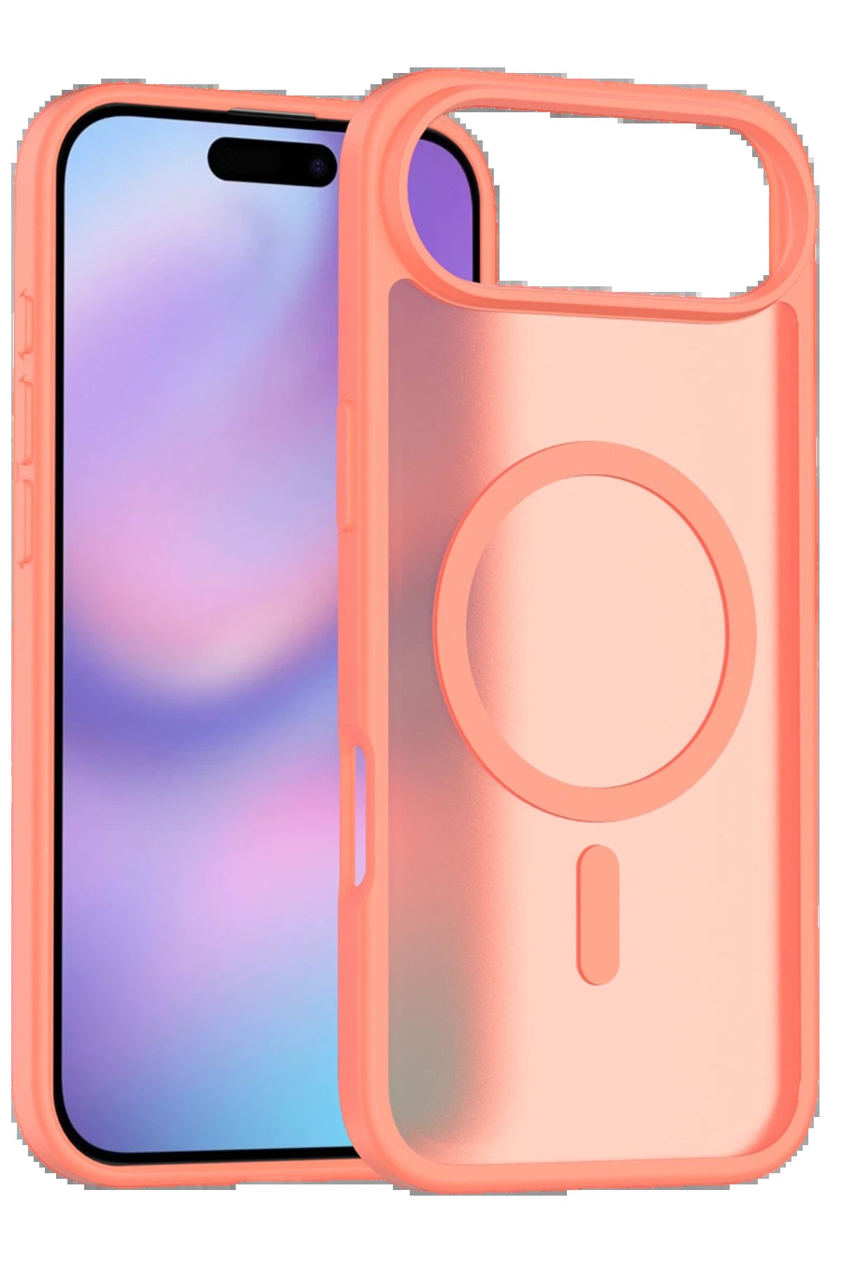 Apple iPhone 17 Air Jota Magsafe Kapak - Turuncu-(5796)