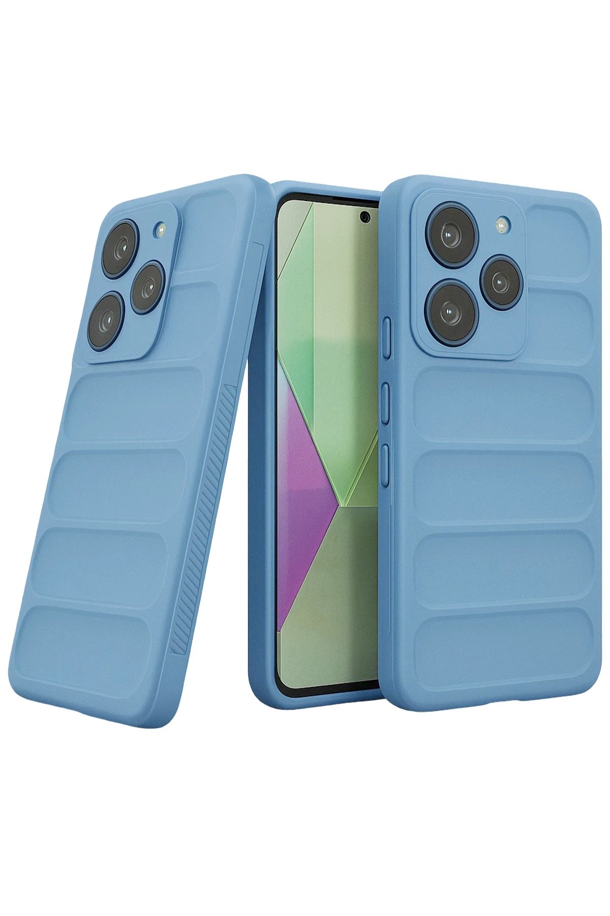 General Mobile Era 50 Kılıf Optimum Silikon - Mavi-(5796)