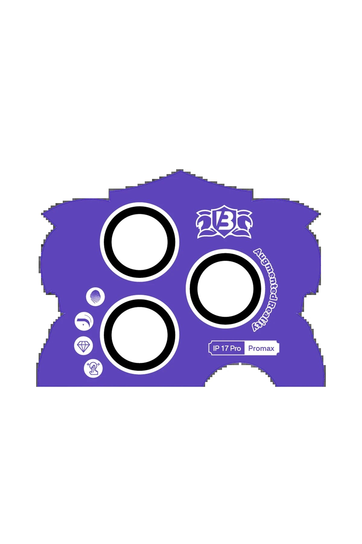 Apple iPhone 17 Pro Max Bilvis Titan Kamera Lens - Gümüş-(5796) - Görsel 2