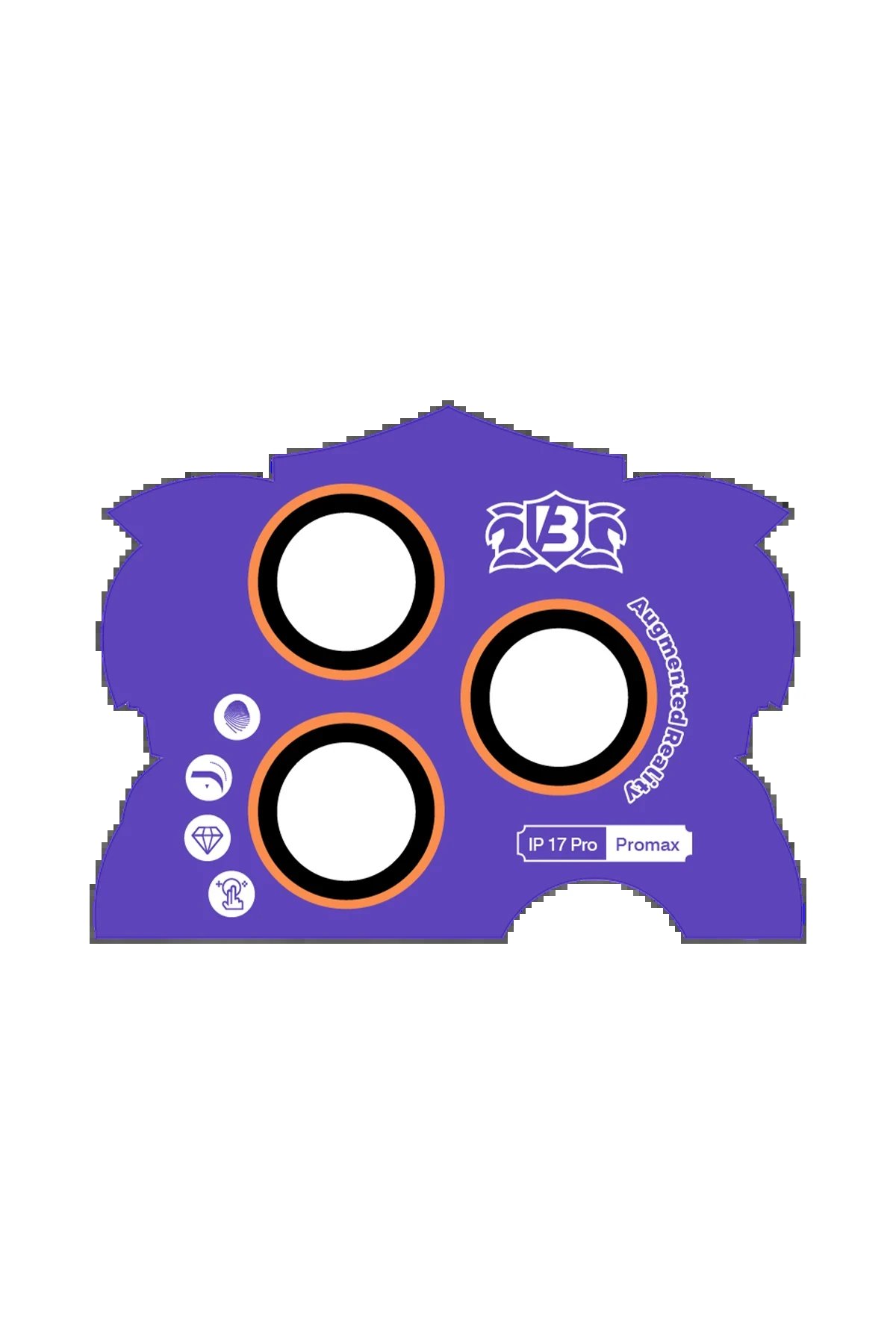 Apple iPhone 17 Pro Max Bilvis Titan Kamera Lens - Turuncu-(5796) - Görsel 2