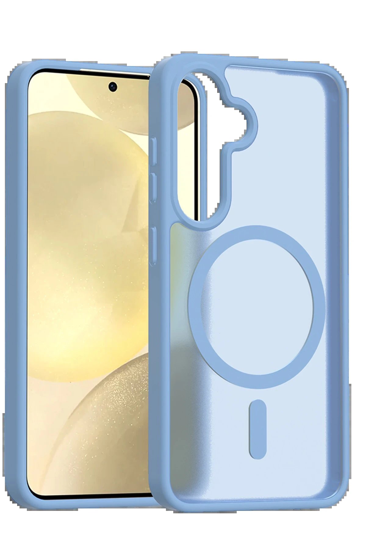 Samsung Galaxy A56 Jota Magsafe Kapak - Açık Mavi-(5796)