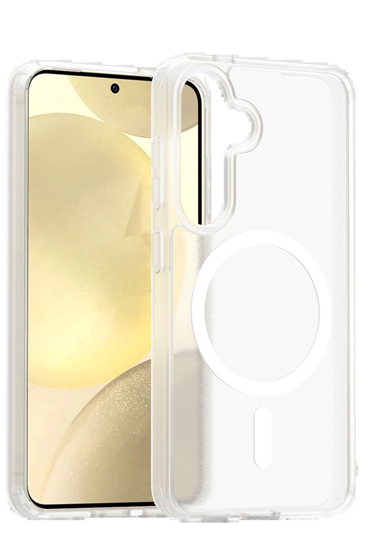 Samsung Galaxy A56 Jota Magsafe Kapak - Şeffaf-(5796)