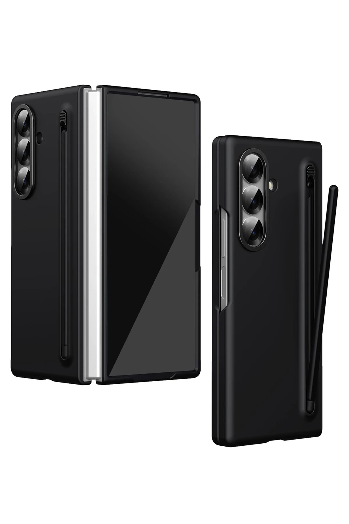 Samsung Galaxy Z Fold 6 Hole Fold Kapak - Siyah-(5796)